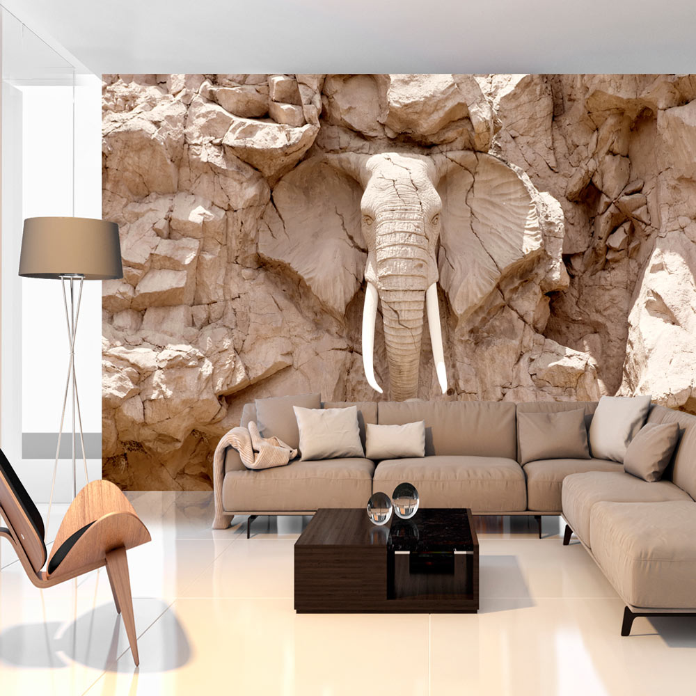 Wallpaper - Elephant Carving (South Africa) - 400x280