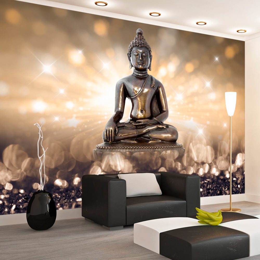 Self-adhesive Wallpaper - Golden Enlightenment - 147x105