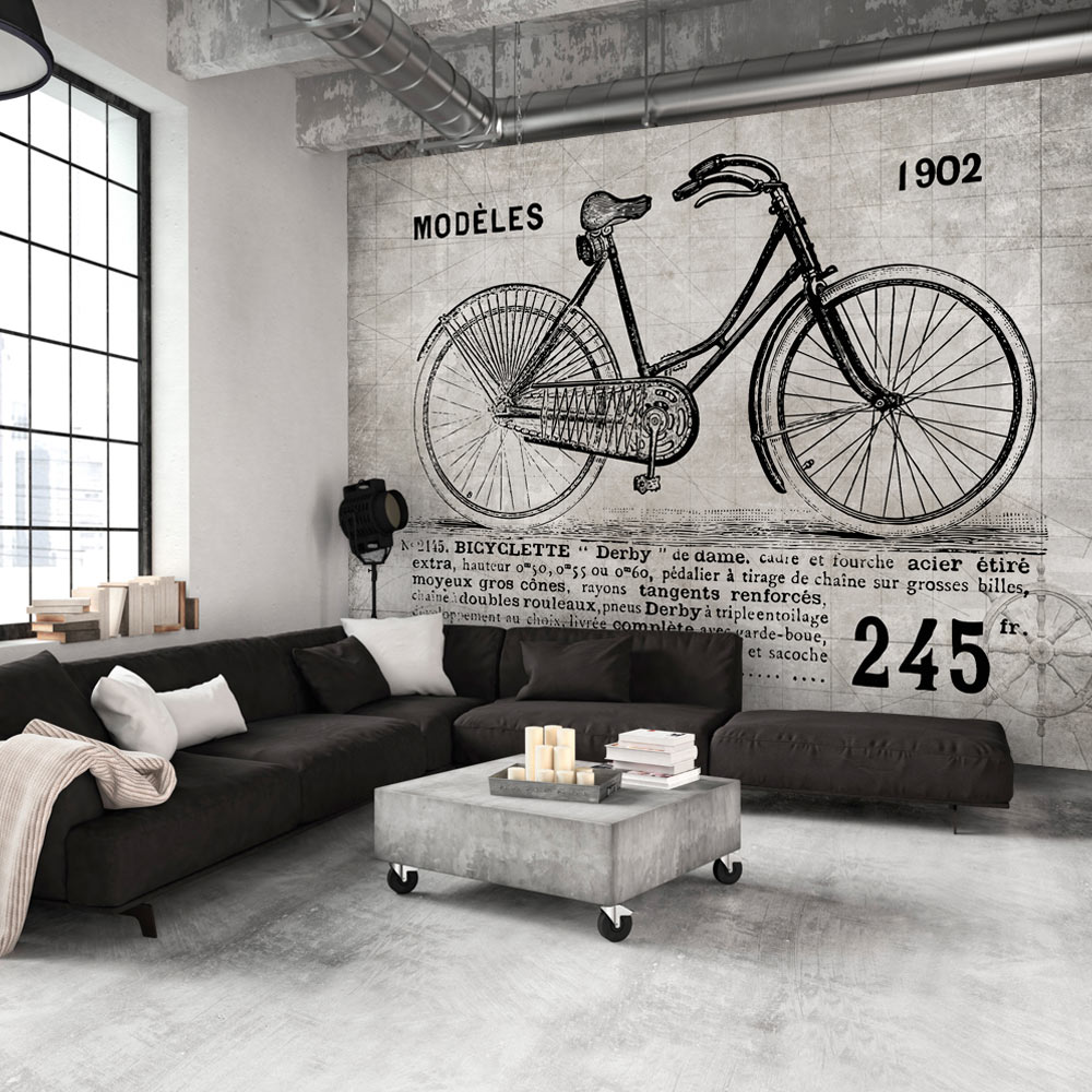 Wallpaper - Bicycle (Vintage) - 100x70