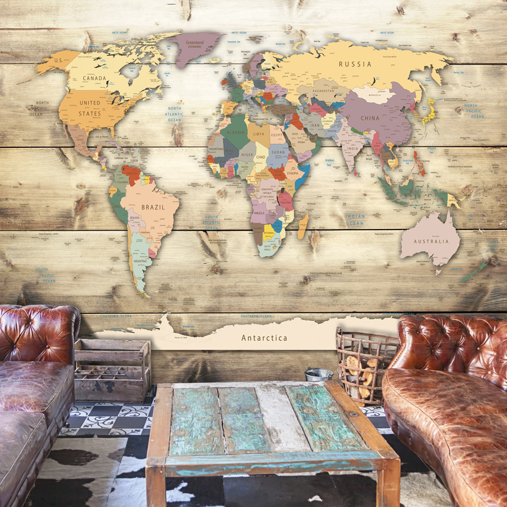 Self-adhesive Wallpaper - The World at Your Fingertips - 245x175