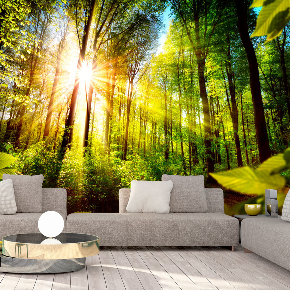 Self-adhesive Wallpaper - Forest Hideout - 98x70