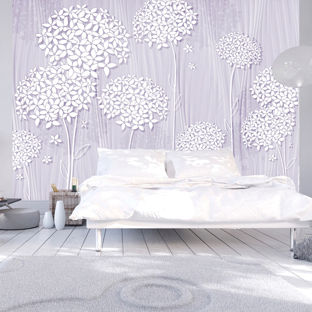 Self-adhesive Wallpaper - Purple Nostalgia - 98x70