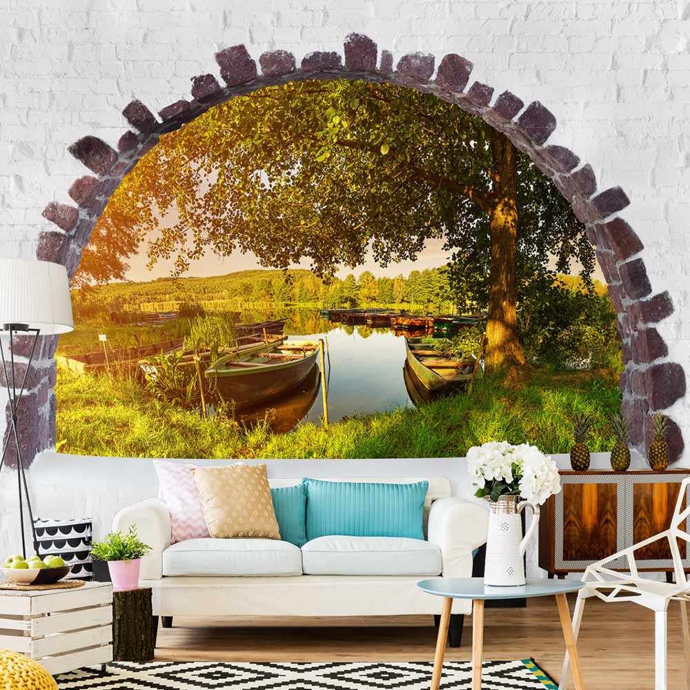 Self-adhesive Wallpaper - Summer Lake - 98x70