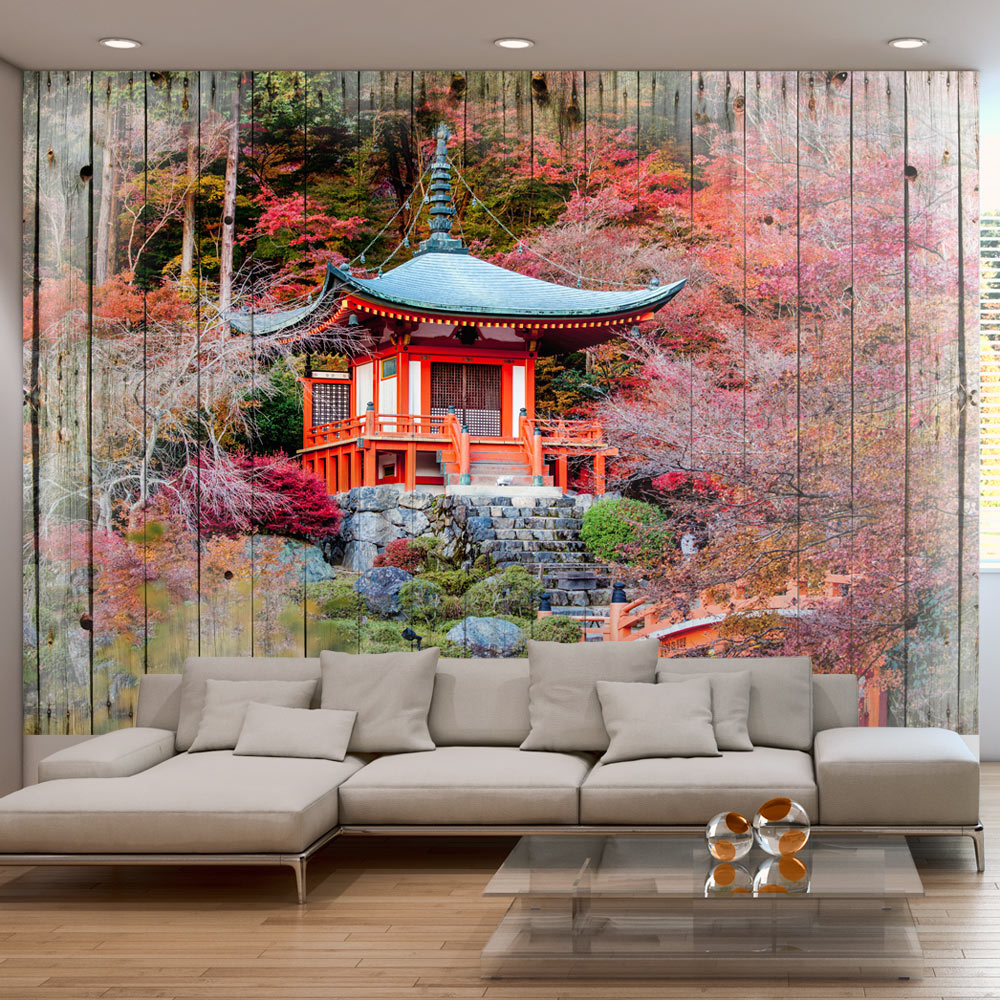 Self-adhesive Wallpaper - Autumnal Japan - 98x70