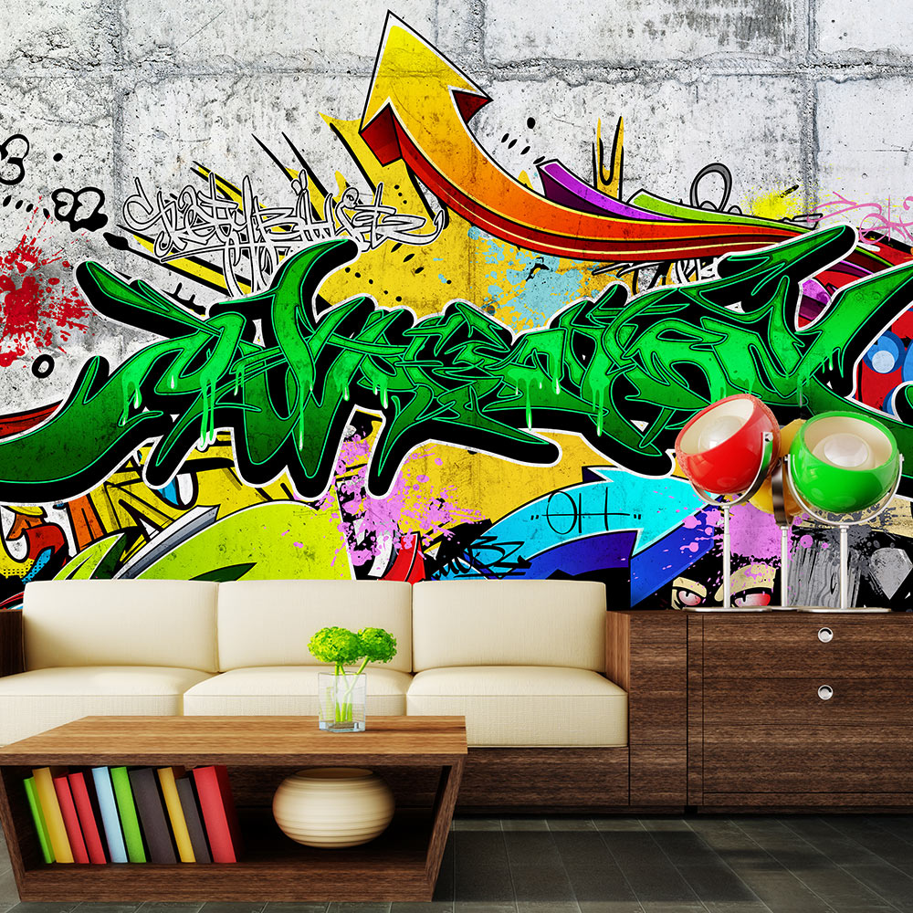 Self-adhesive Wallpaper - Urban Graffiti - 245x175
