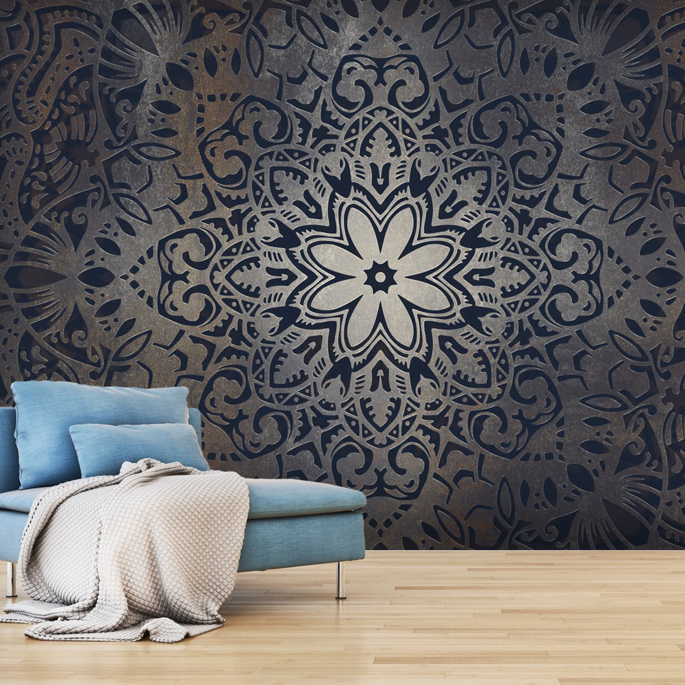 Self-adhesive Wallpaper - Iron Flowers - 441x315