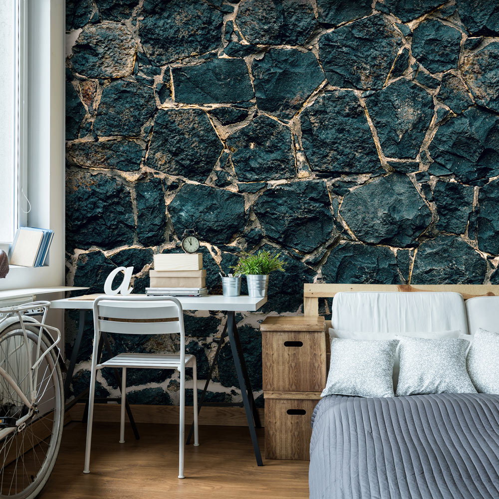 Self-adhesive Wallpaper - Stony Jewels - 392x280