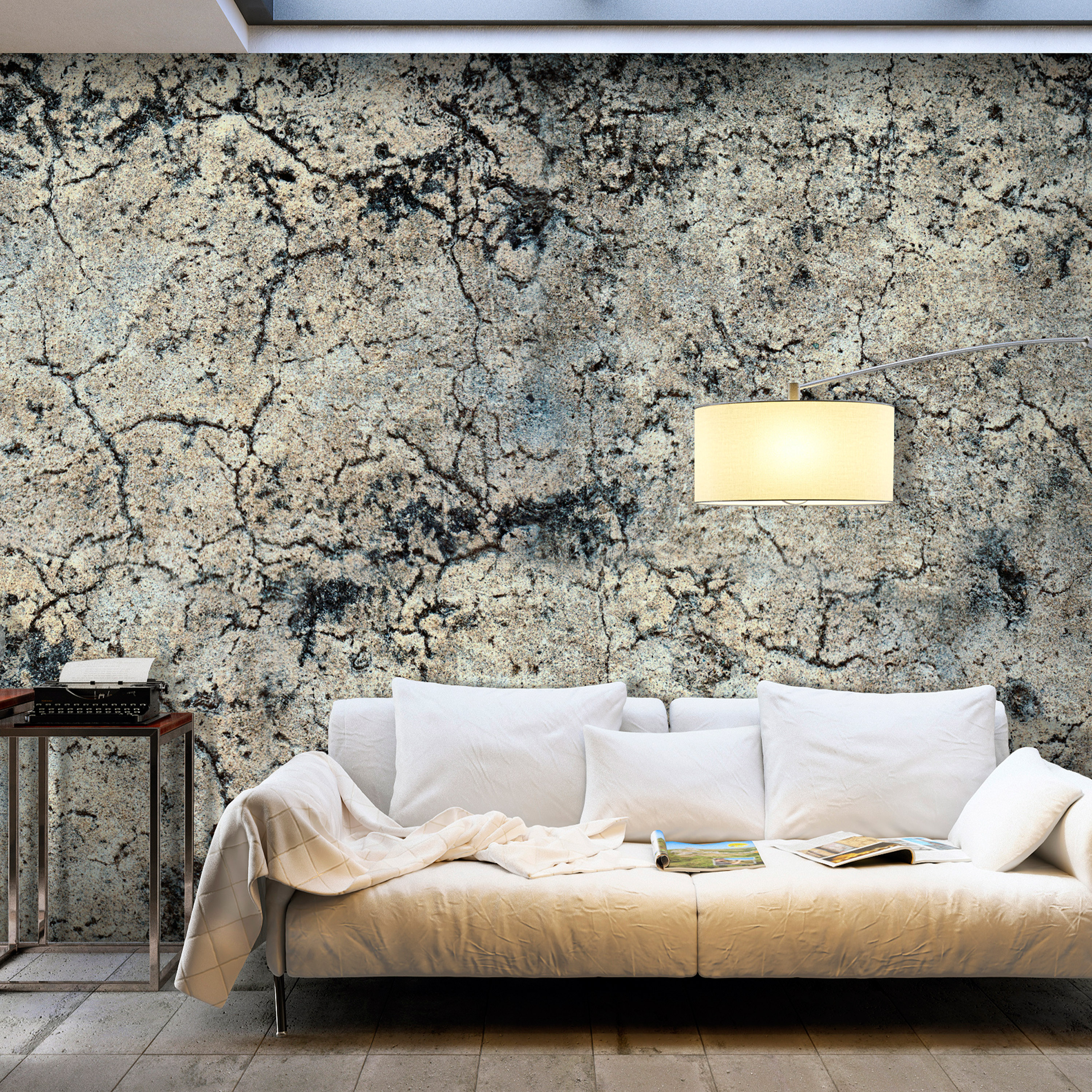Self-adhesive Wallpaper - Cracked Stone - 294x210