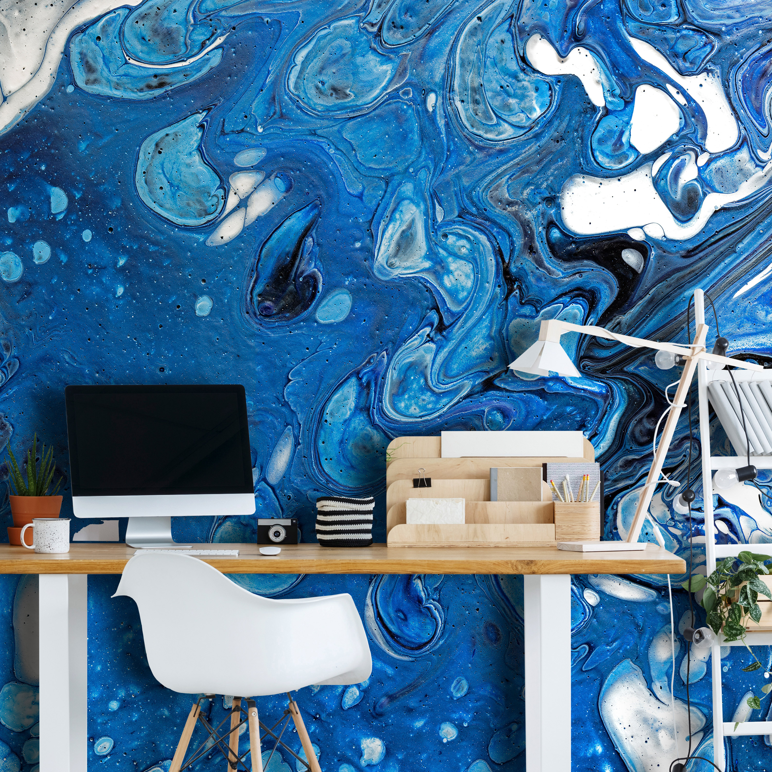 Wallpaper - Blue Stream - 100x70