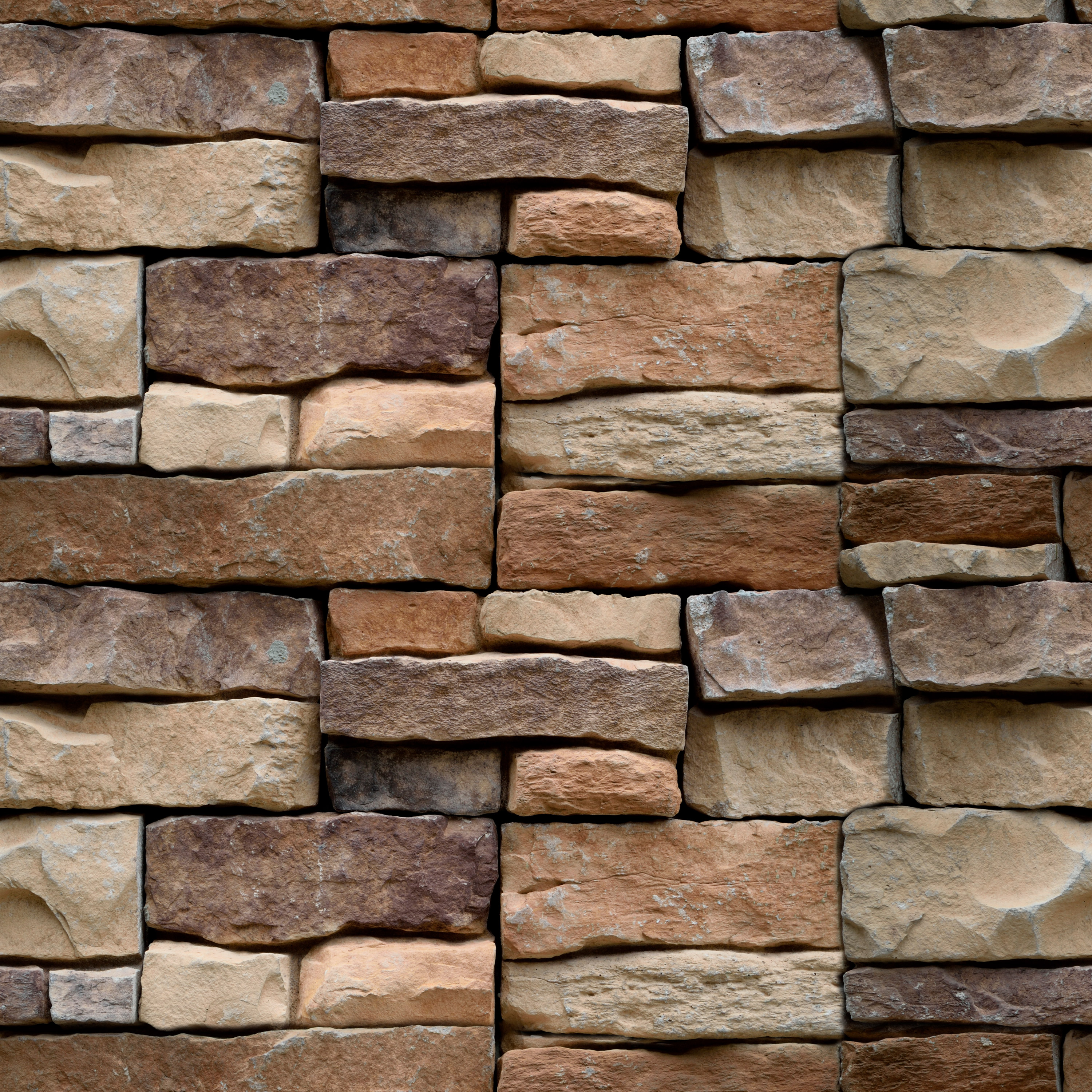 Wallpaper 3D Peel and Stick Self-Adhesive Wall Mural Faux Stone f-B