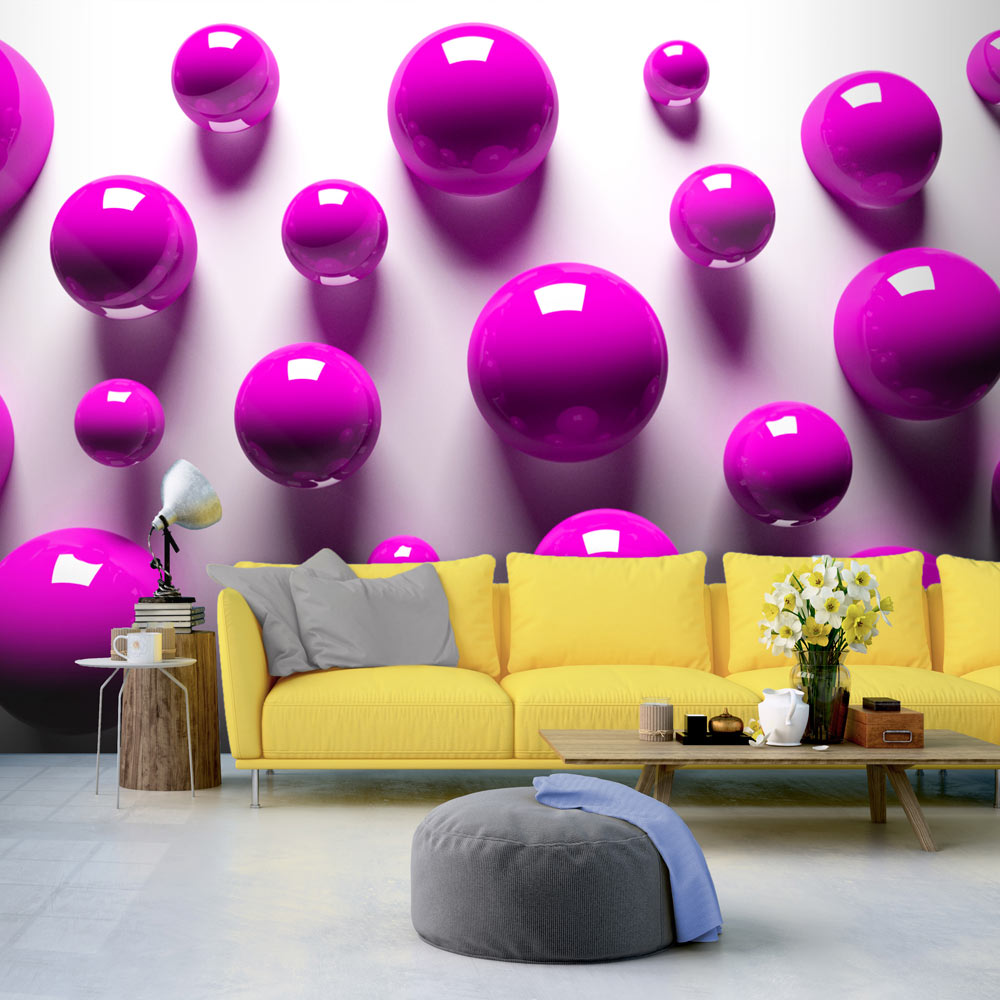 Wallpaper - Purple Balls - 350x245