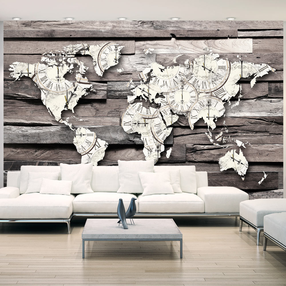 Self-adhesive Wallpaper - World Time - 98x70