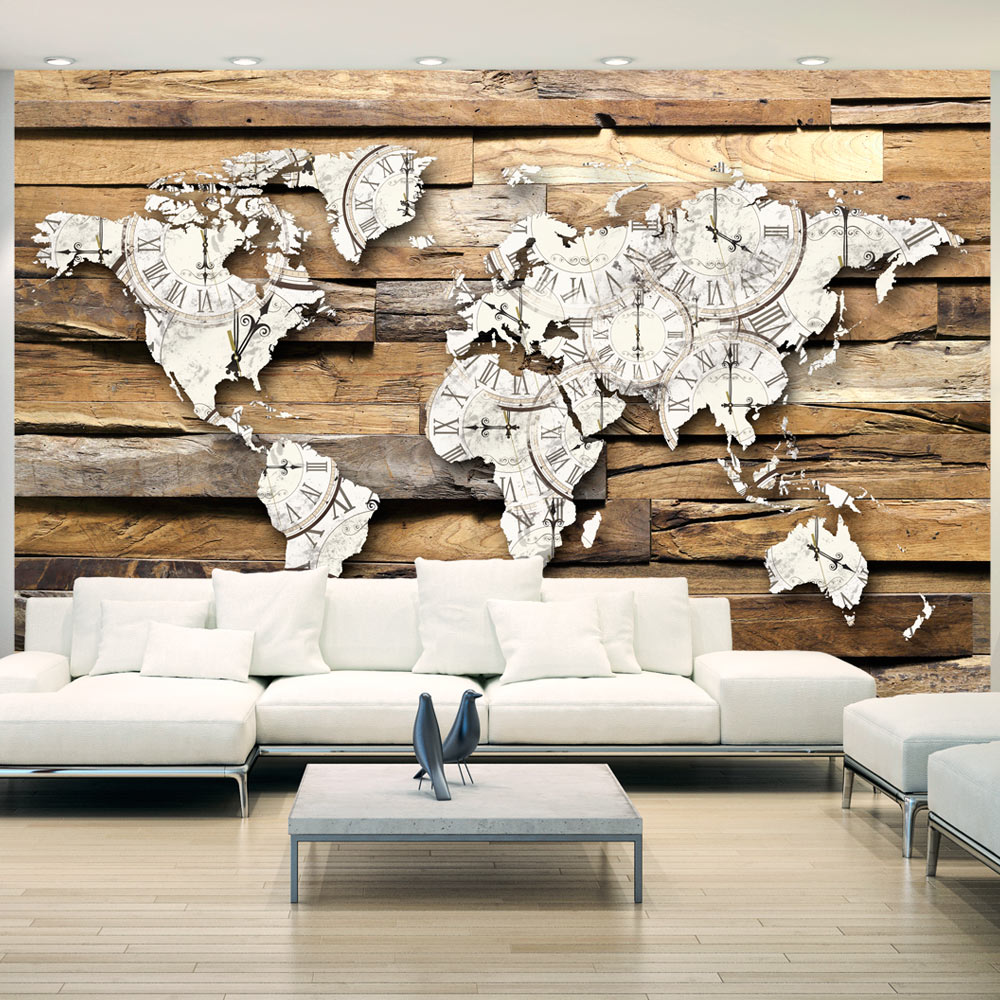 Self-adhesive Wallpaper - Map of Time - 245x175