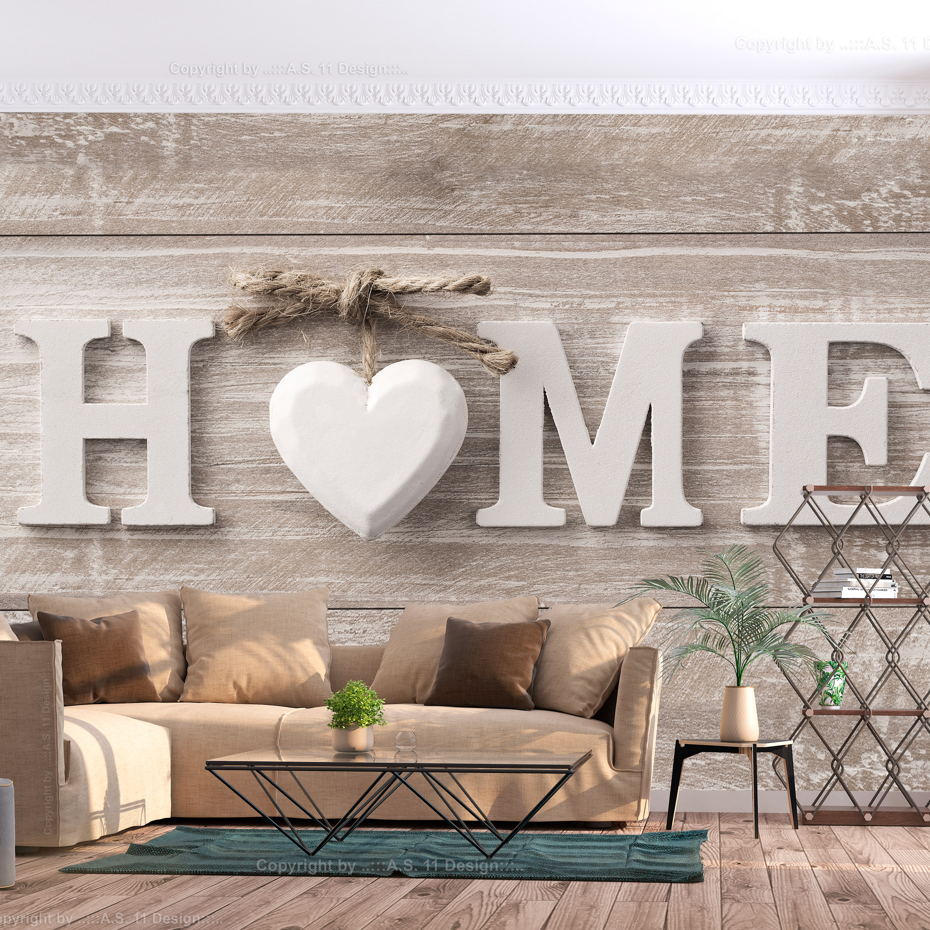 Self-adhesive Wallpaper - Homeliness - 392x280