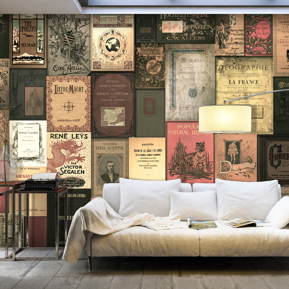 Self-adhesive Wallpaper - Books of Paradise - 392x280