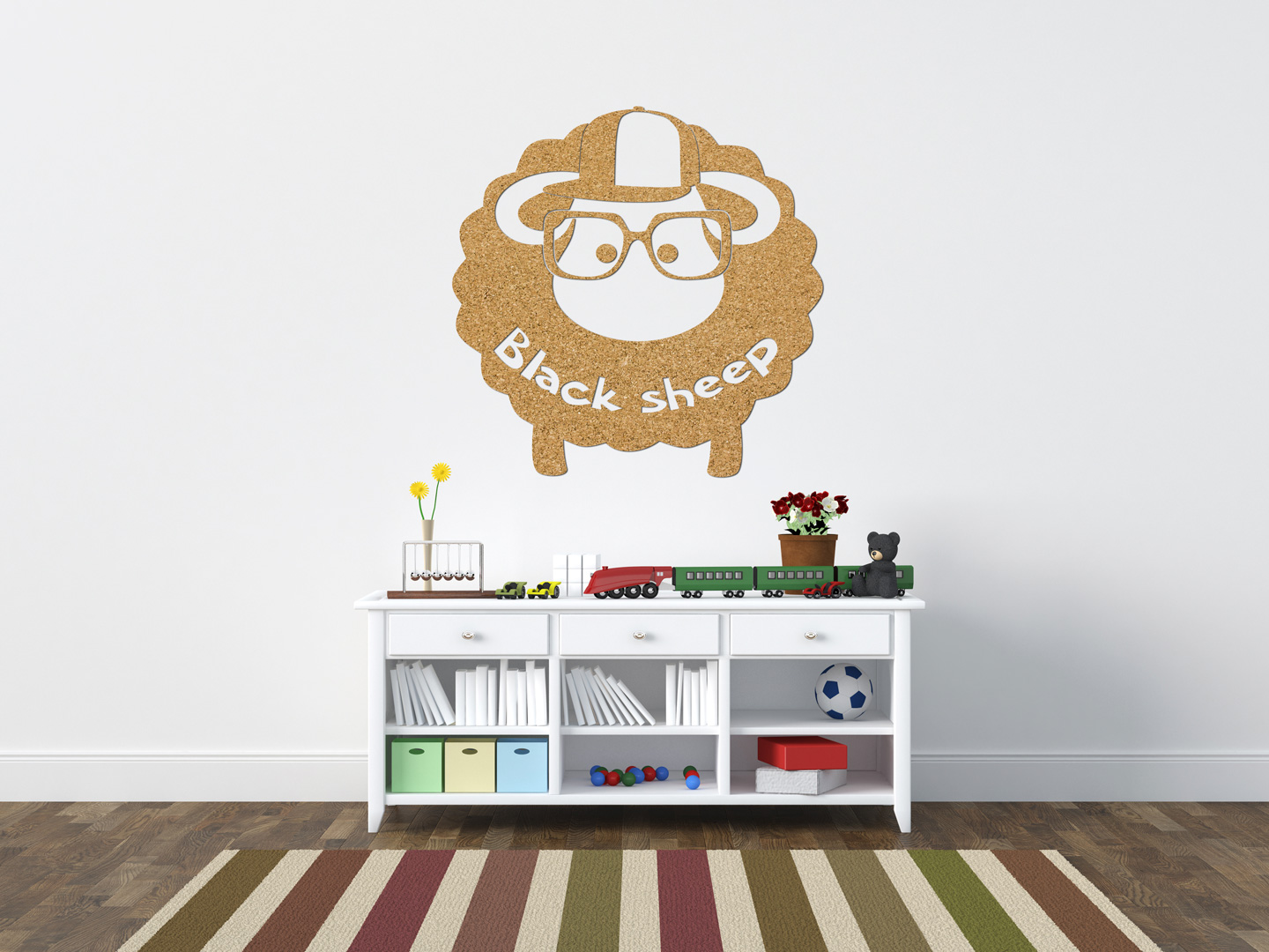 KORKTAFEL MEMOBOARD WANDKORK n-A-0062-u-a KORK PINNWAND SELBSTKLEBEND NATURKORK
