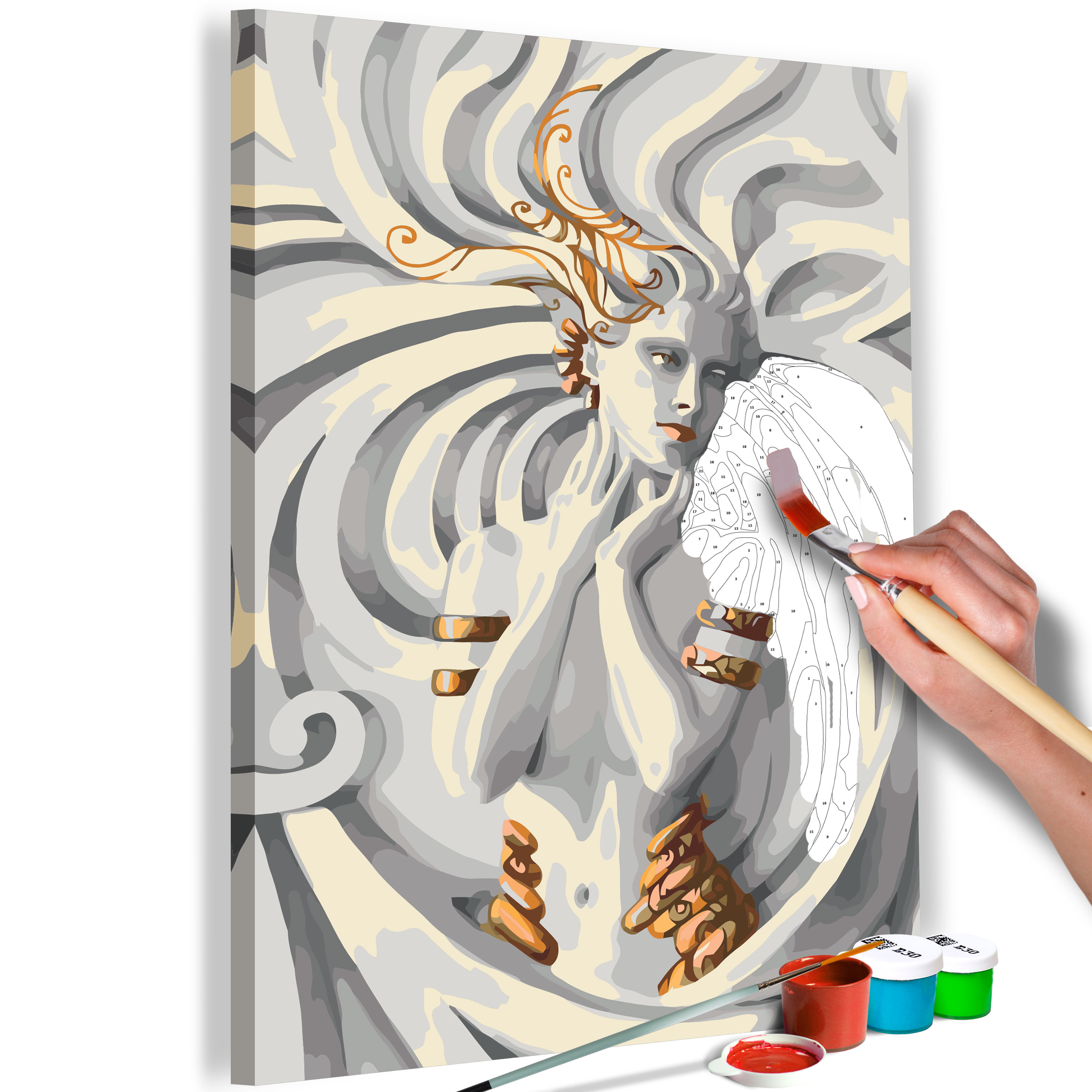 DIY canvas painting - Medusa - 40x60