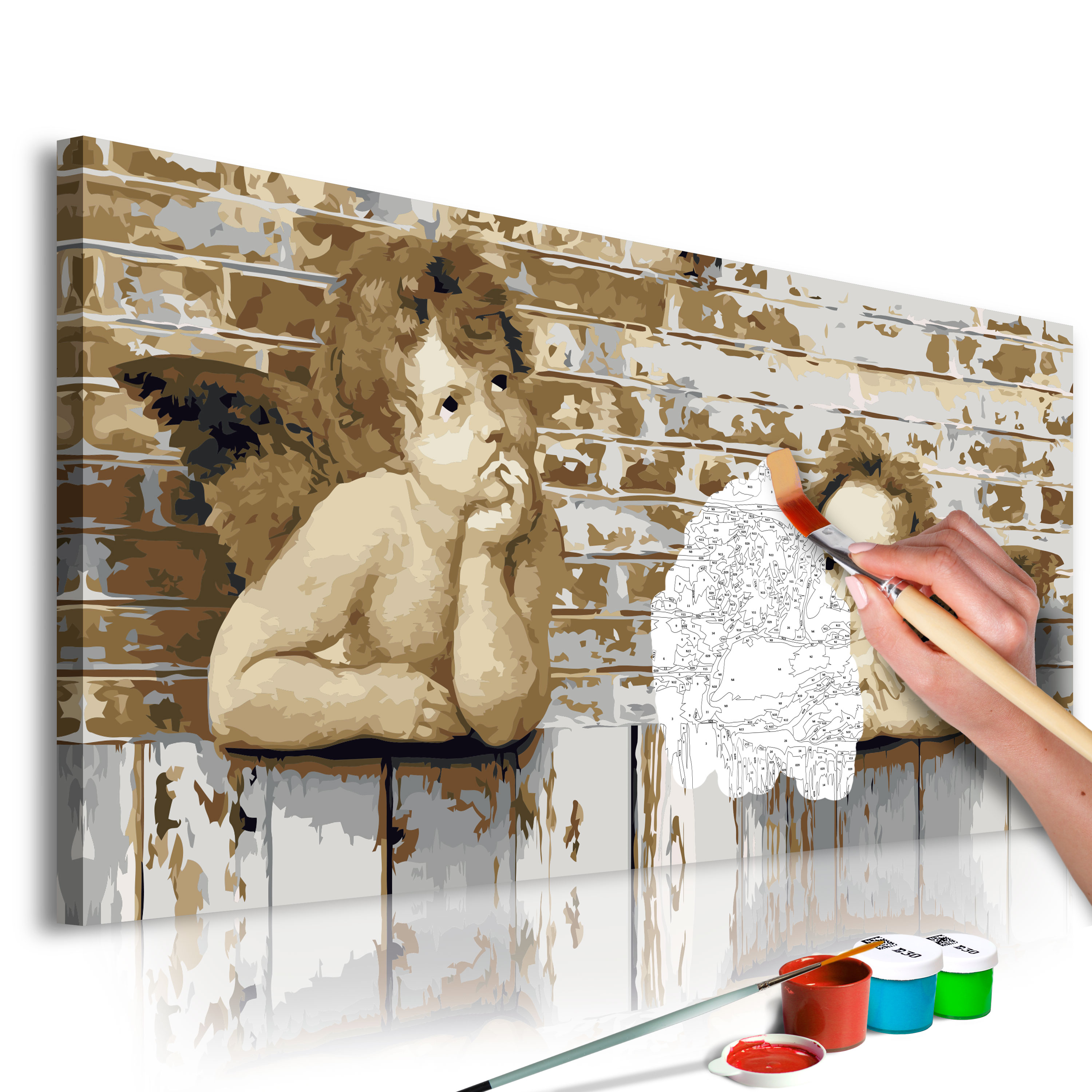DIY canvas painting - Raphael's Angels - 80x40