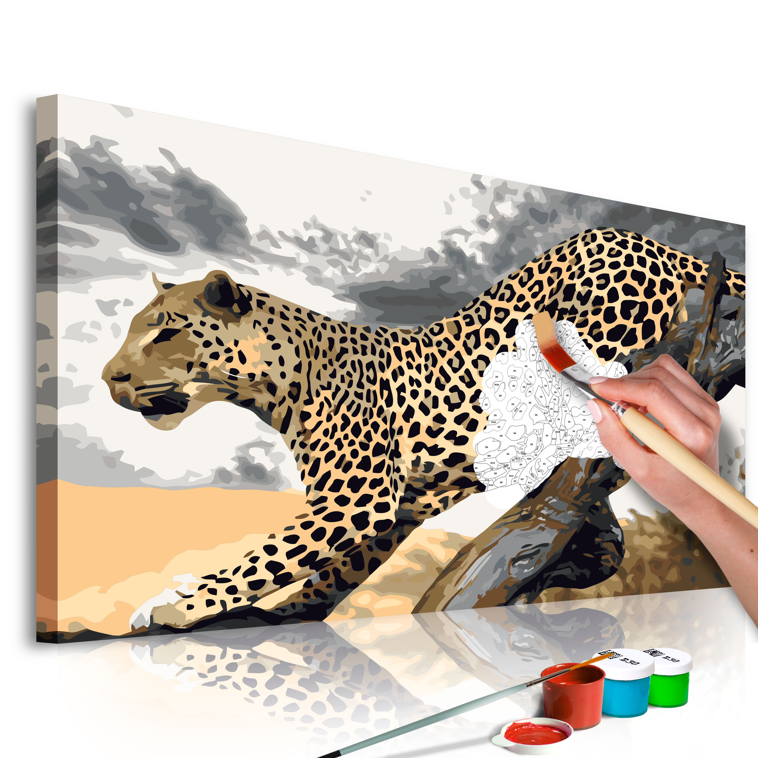 DIY canvas painting - Cheetah - 60x40