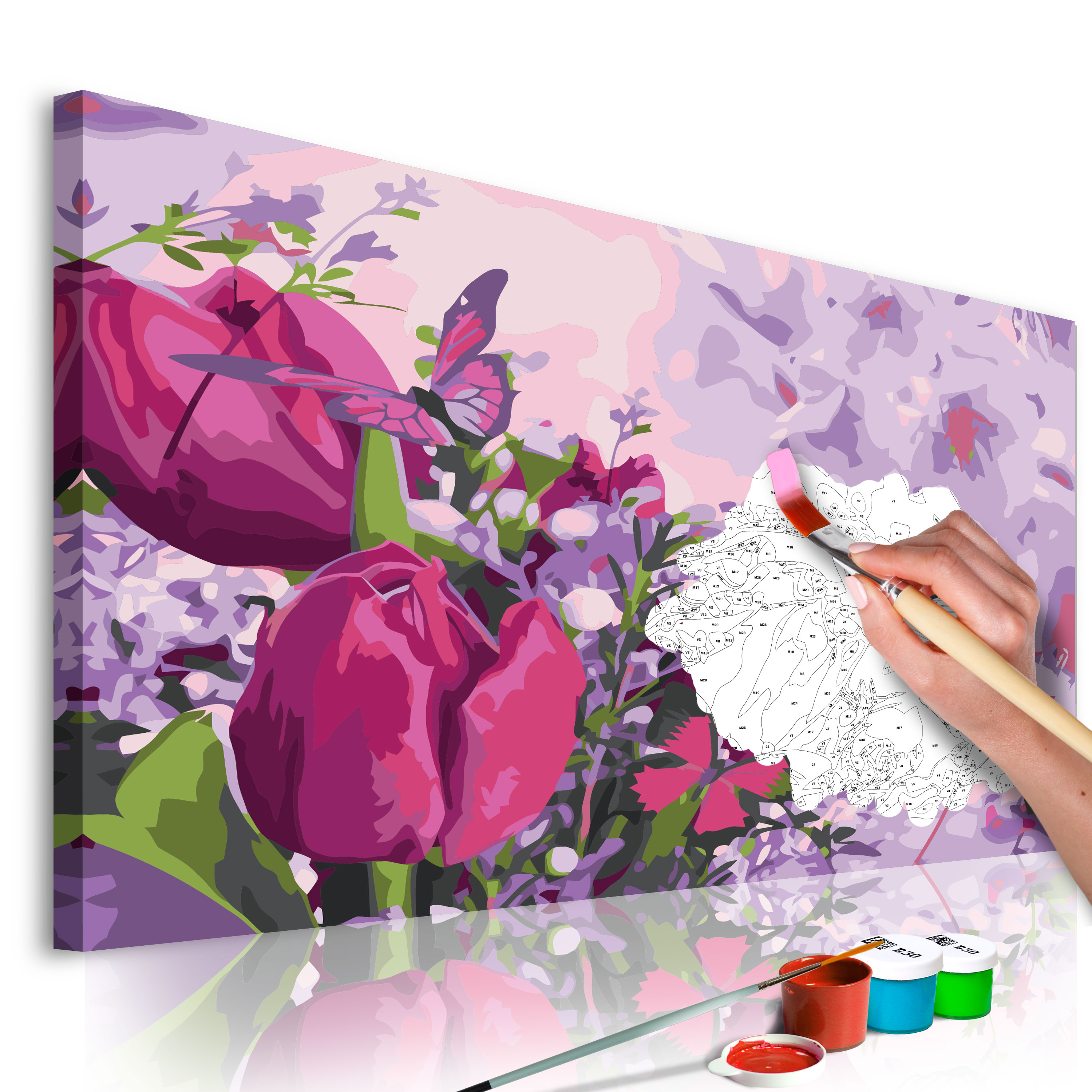 DIY canvas painting - Tulips (Meadow) - 60x40