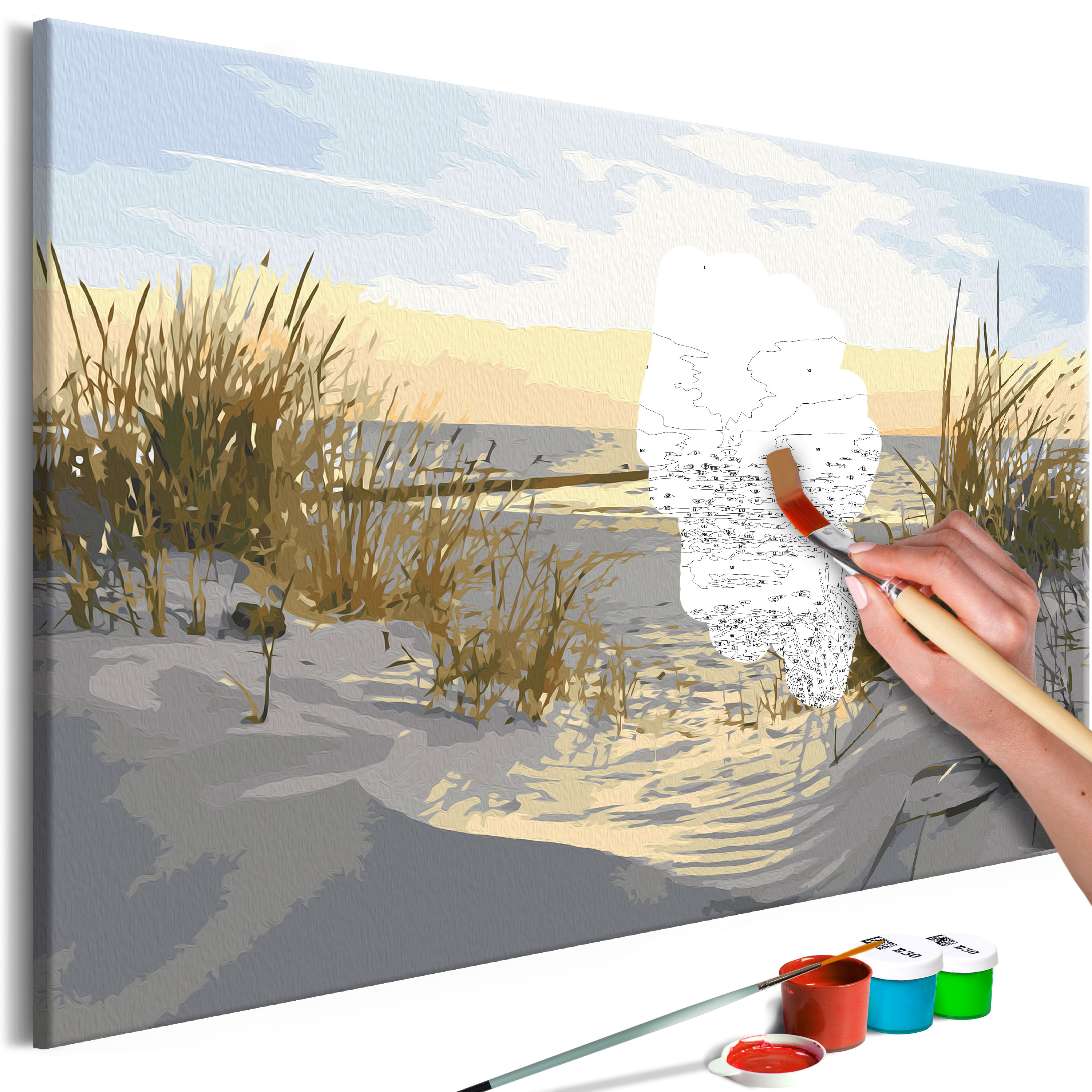 DIY canvas painting - On Dunes - 60x40