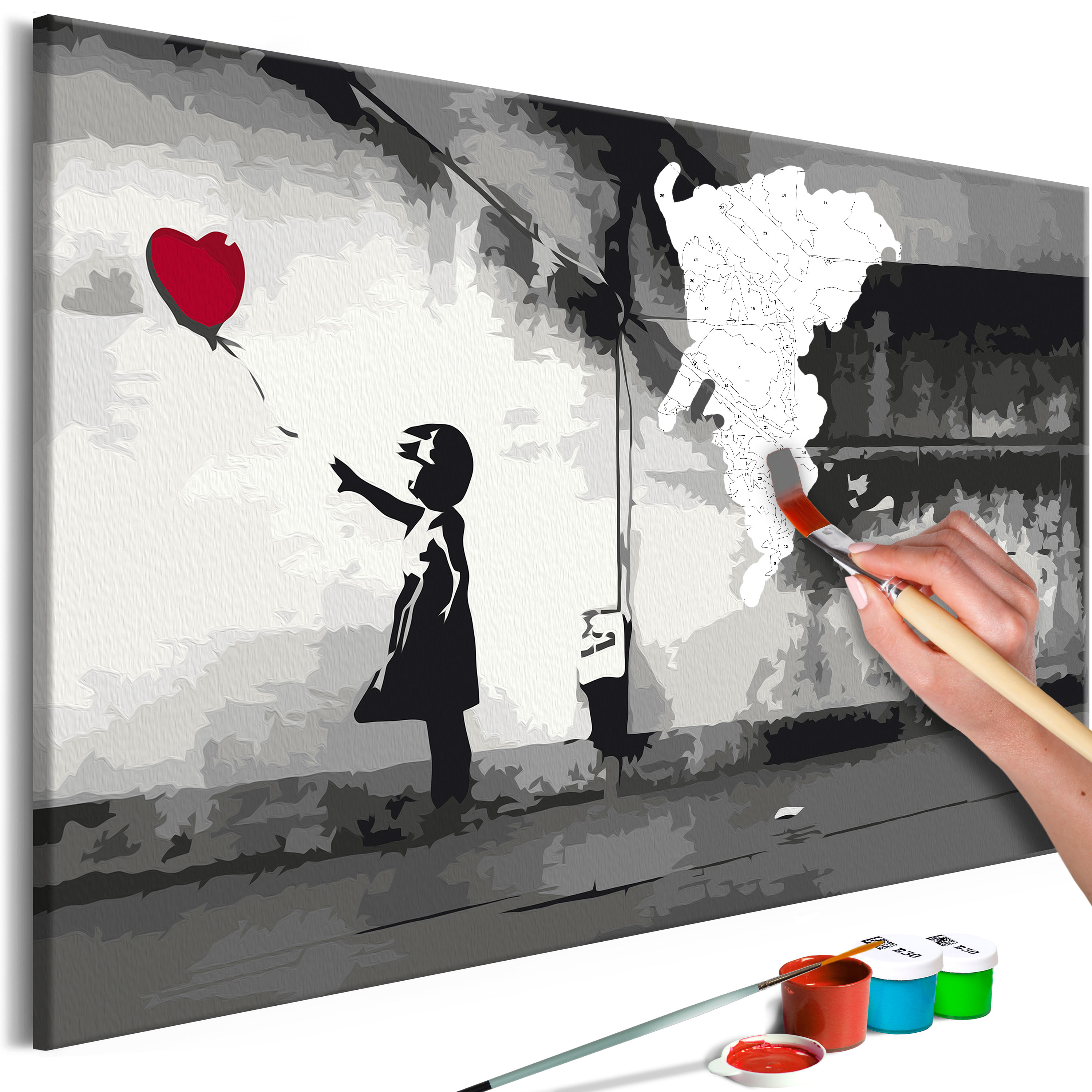 DIY canvas painting - Fleeting Love - 60x40