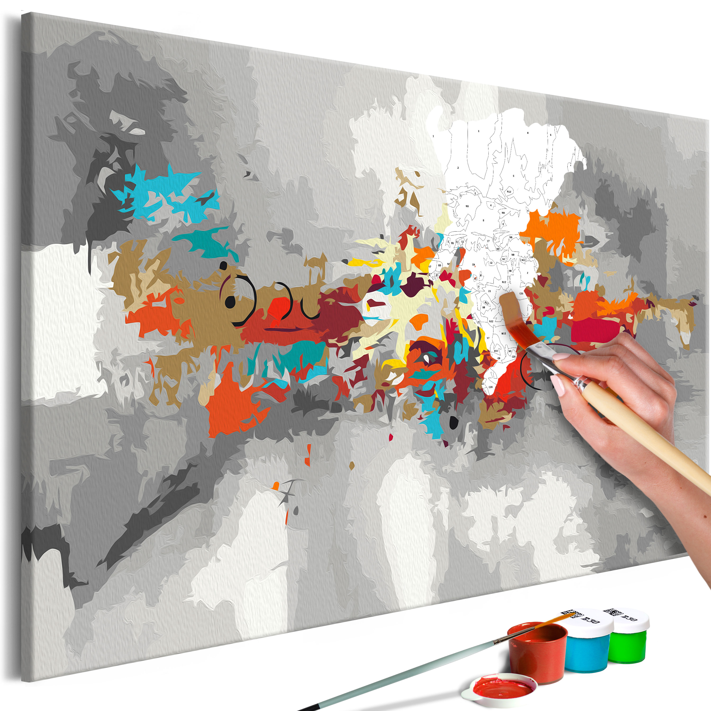 DIY canvas painting - Artistic Disorder - 60x40