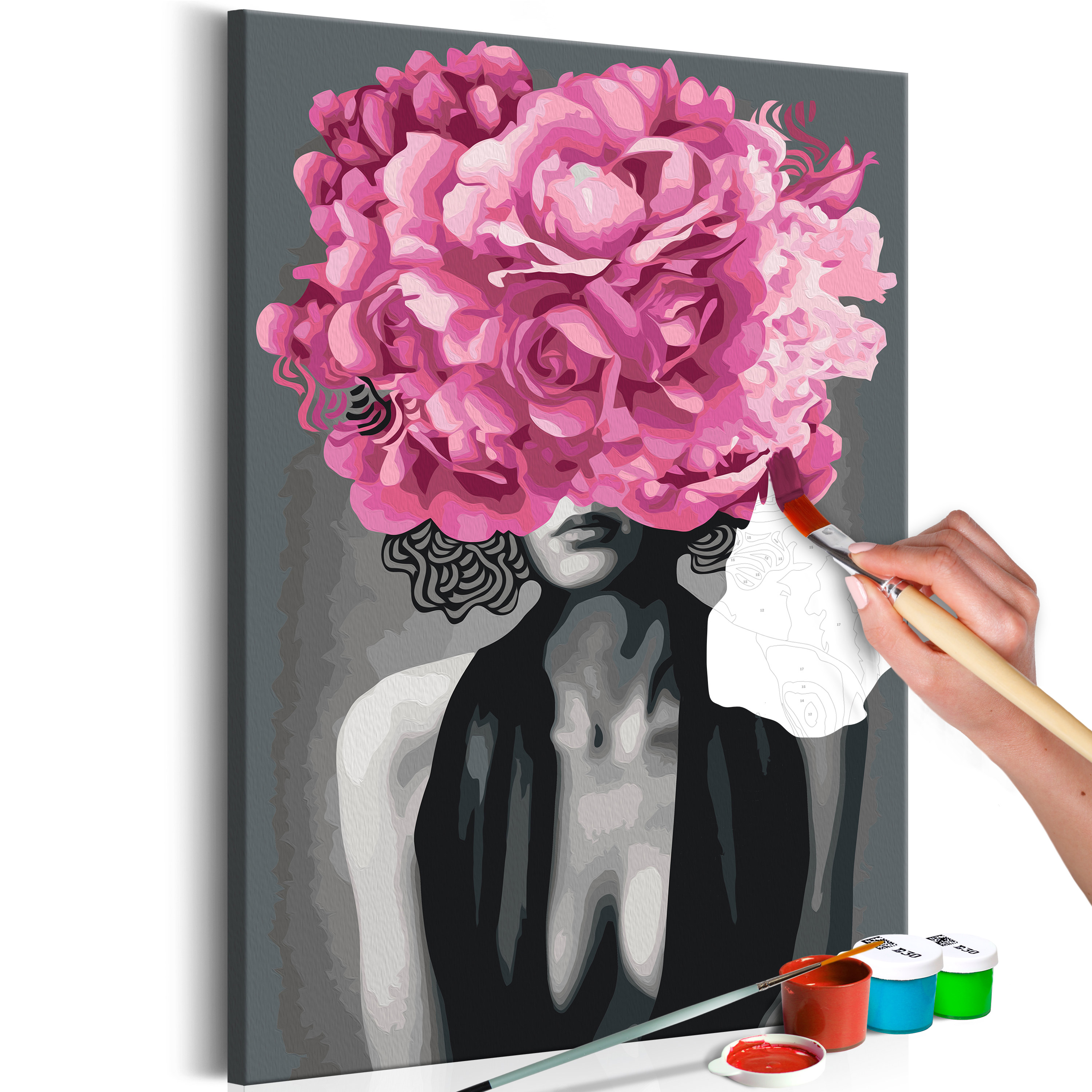 DIY canvas painting - Noir Woman - 40x60