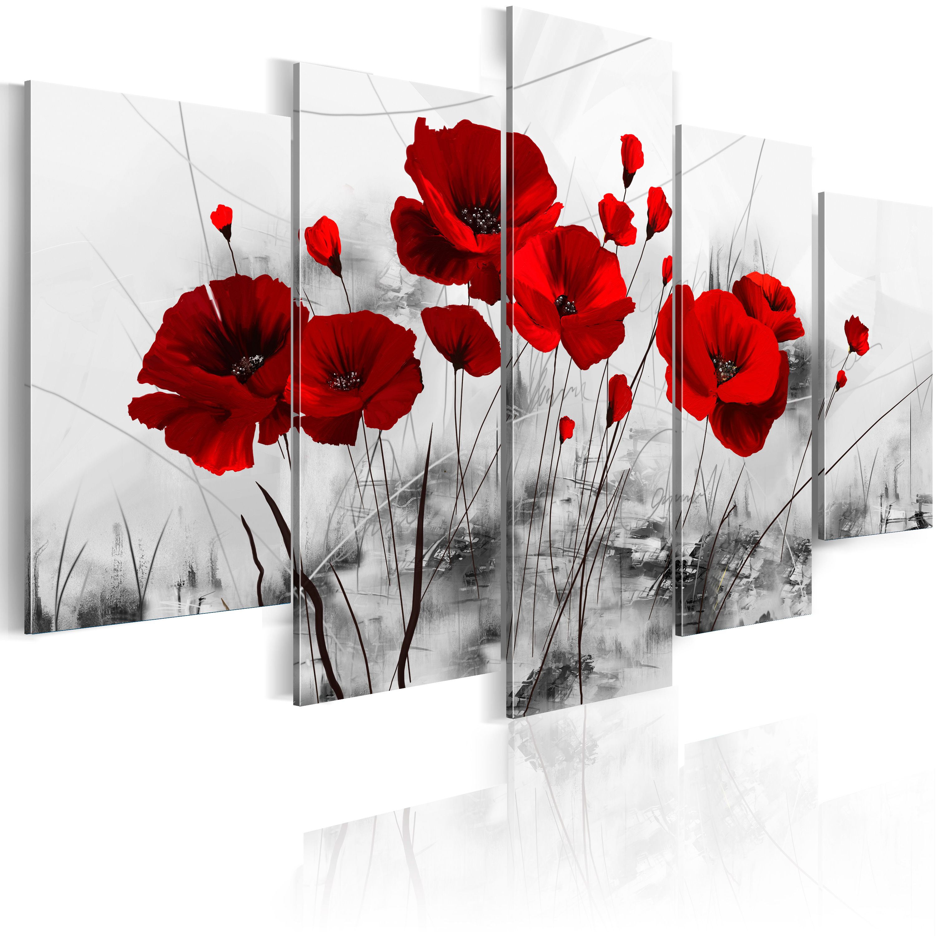 Canvas Print - Poppies - Red Miracle - 100x50