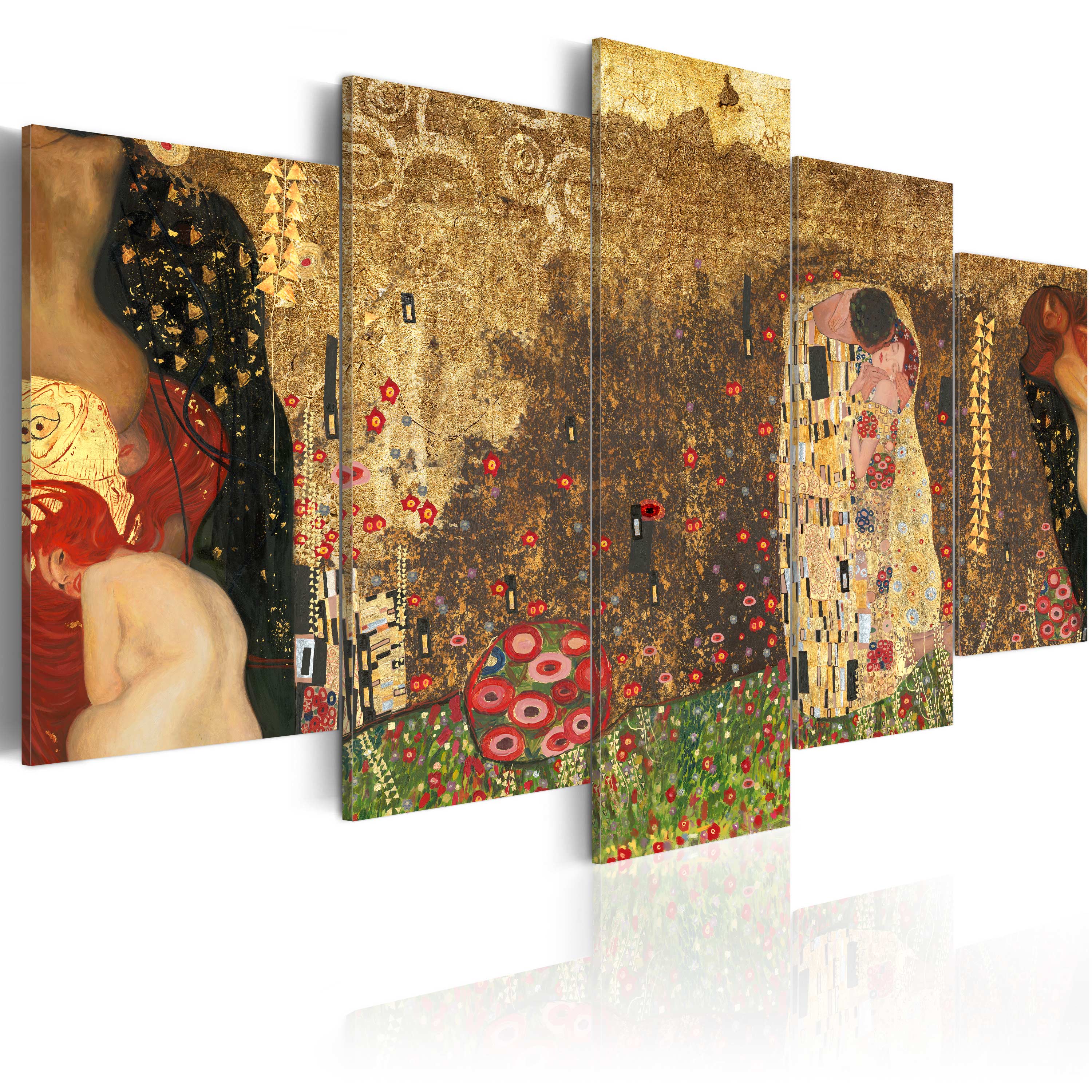 Canvas Print - Klimt's muses - 200x100