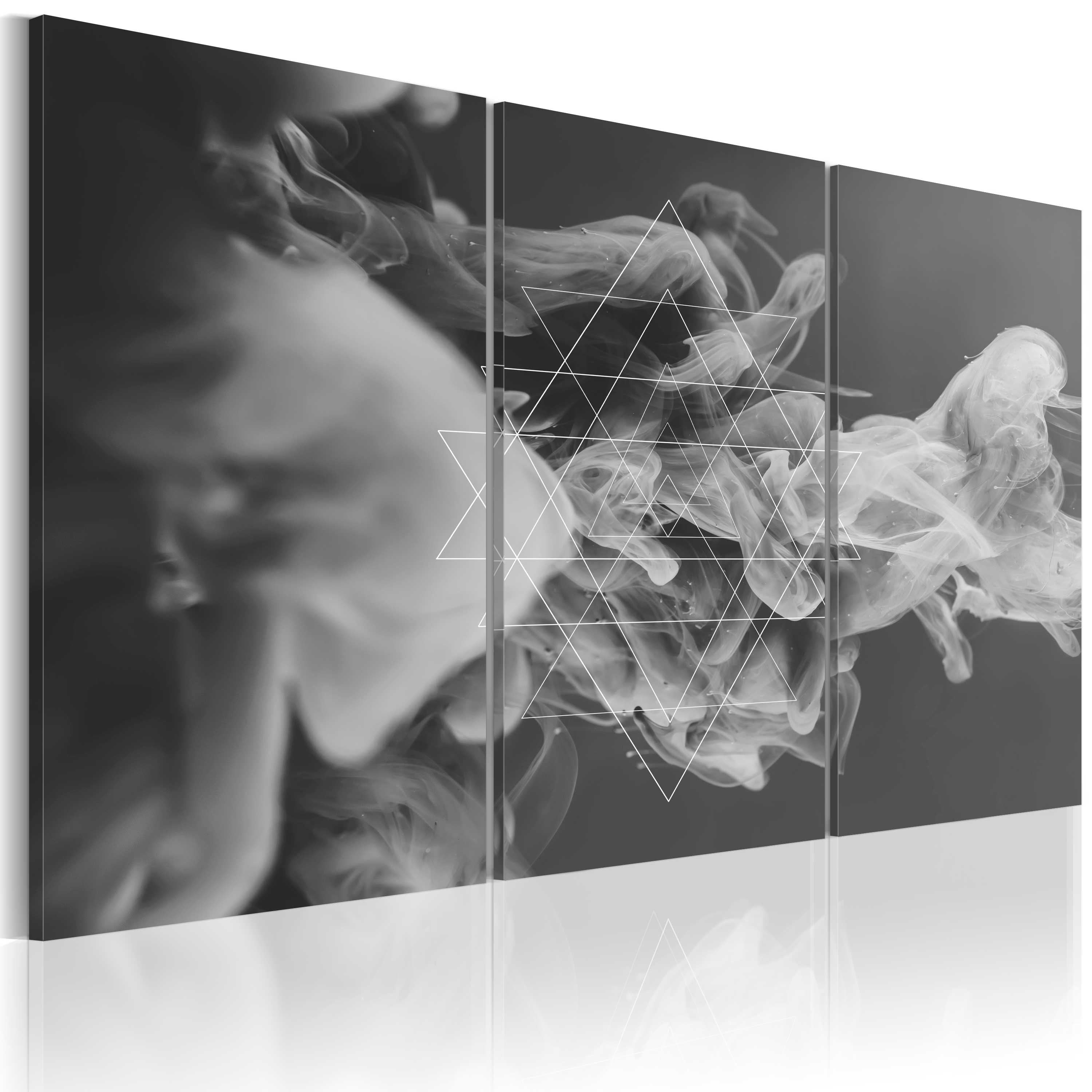Canvas Print - Smoke and symmetry - 60x40