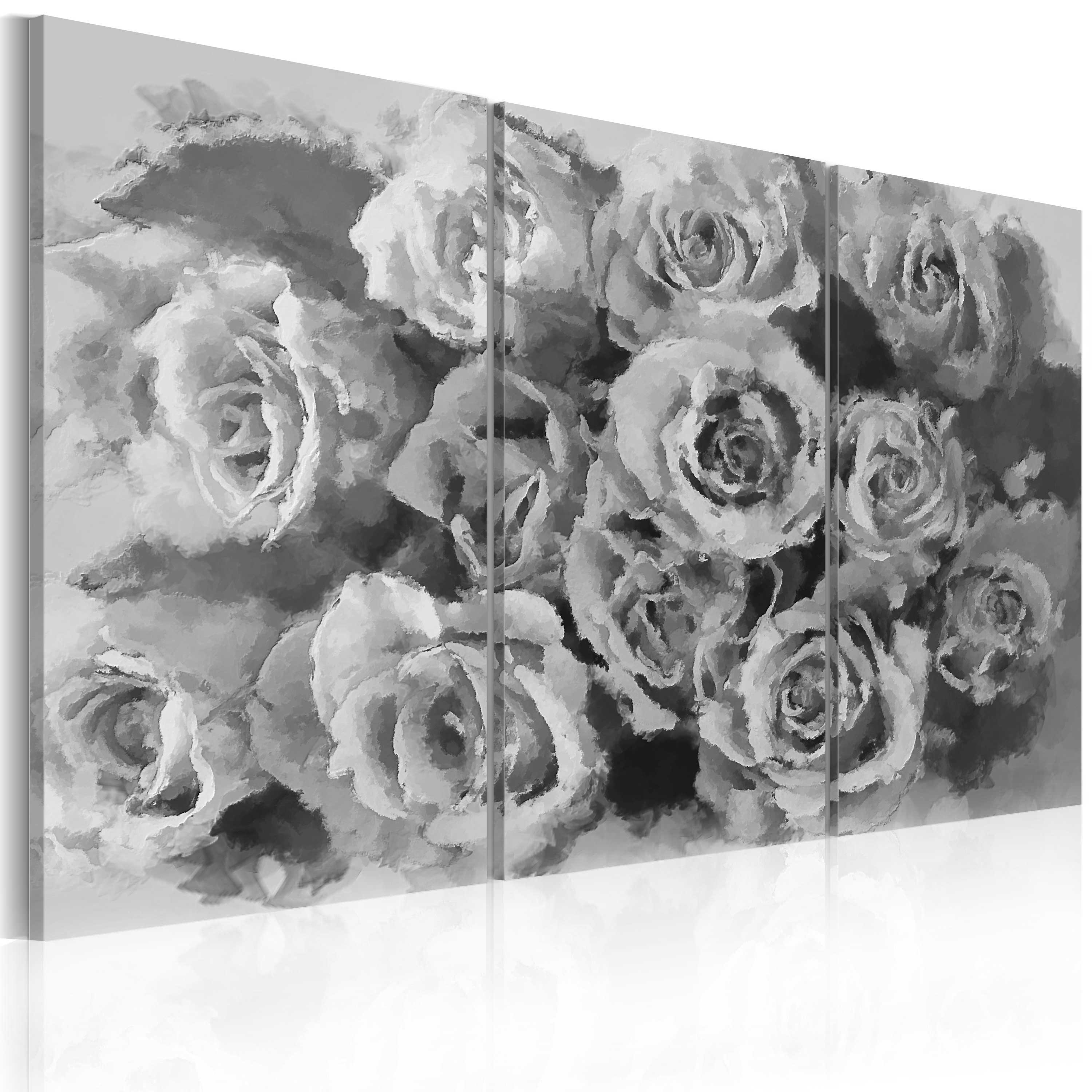 Canvas Print - Twelve roses - triptych - 90x60