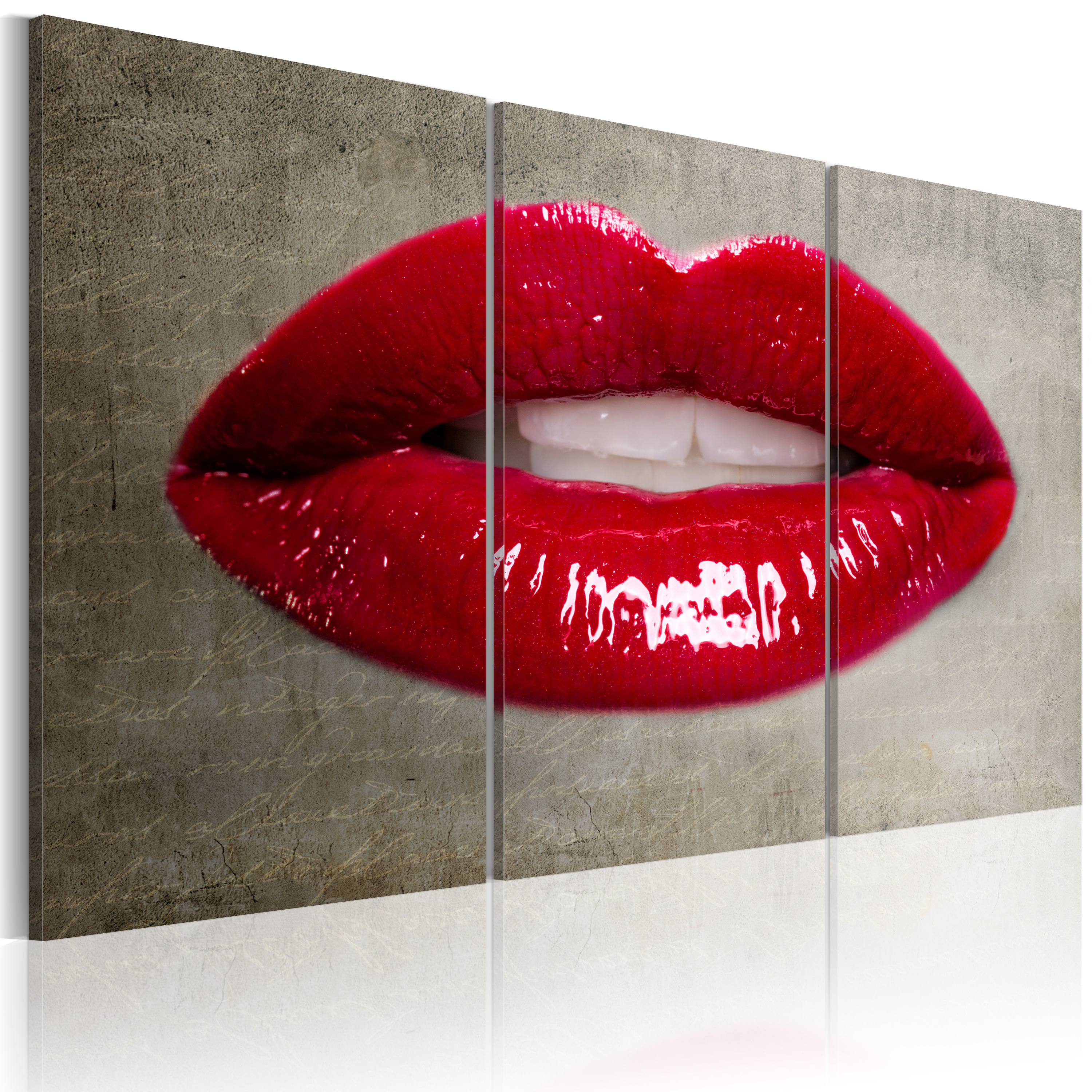 Canvas Print - Female lips - 60x40