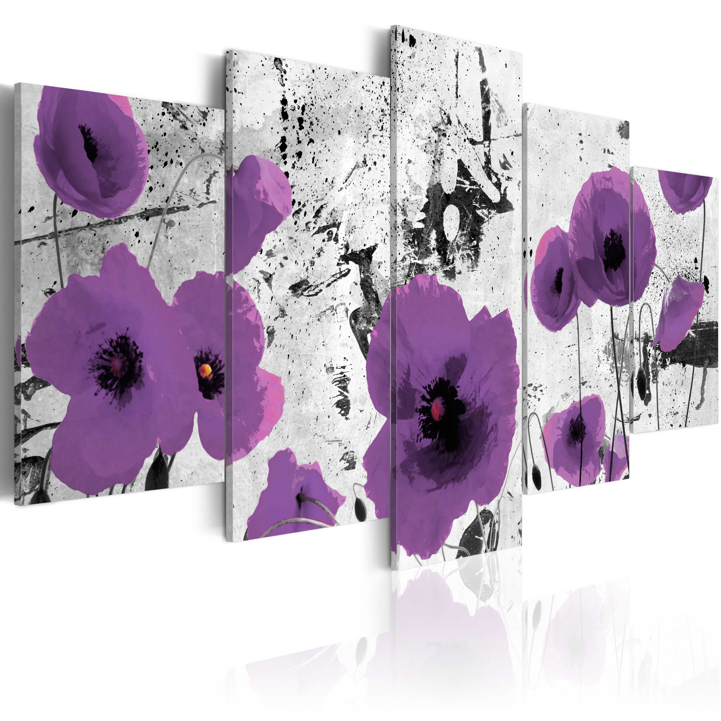 Canvas Print - Purple dissonance - 100x50