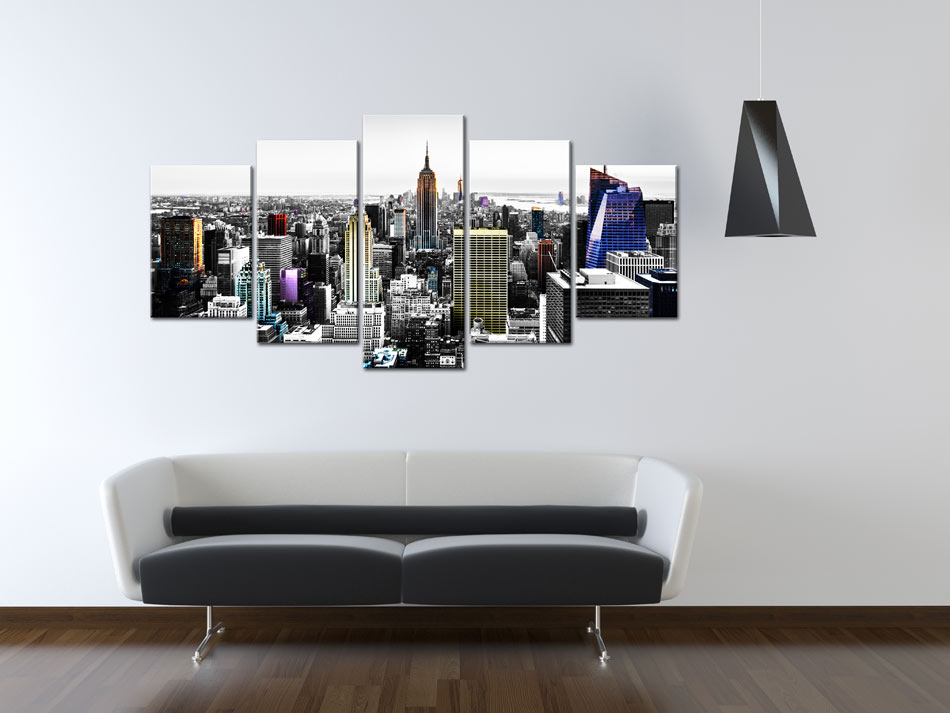NEW YORK SKYLINE NYC STADT Wandbilder xxl Bilder Vlies Leinwand 030102-24 - Bild 23 von 23