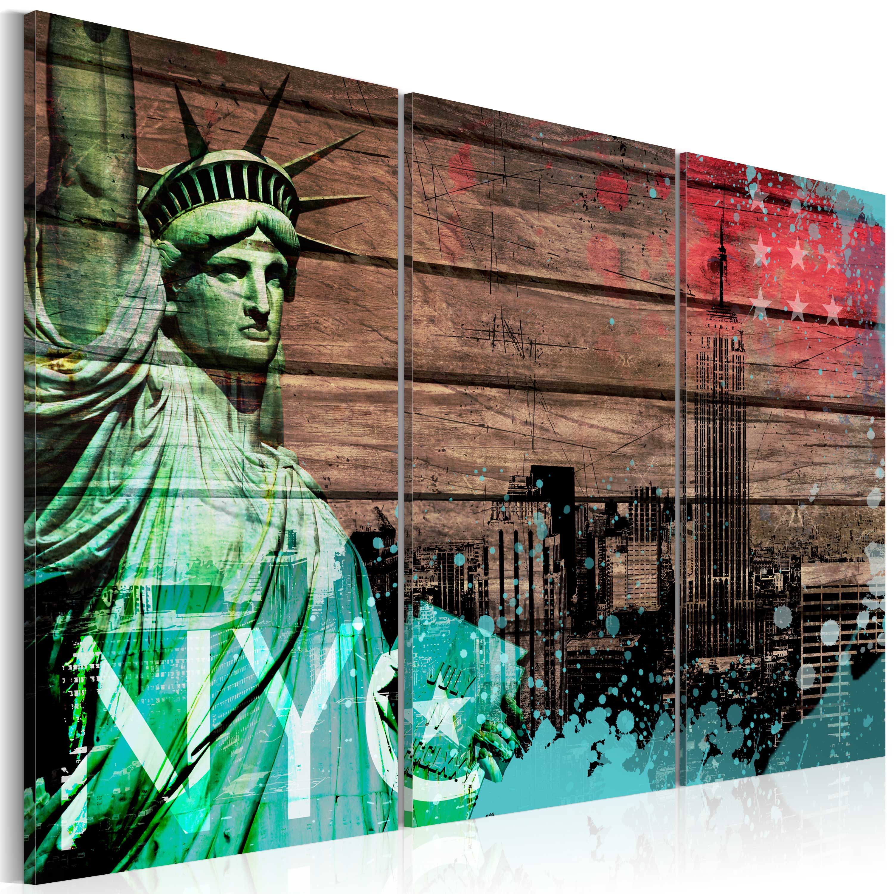 Wandbild - NYC collage II - 90x60