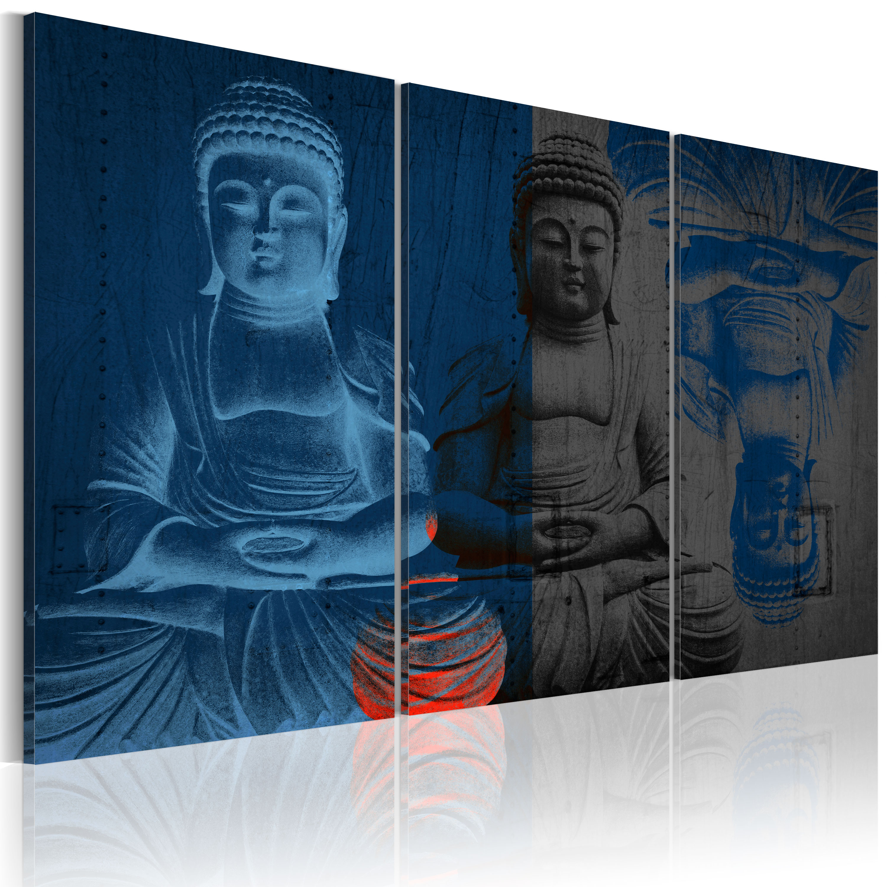 Canvas Print Buddha Framed Wall Art Picture Photo Image 020113-1 