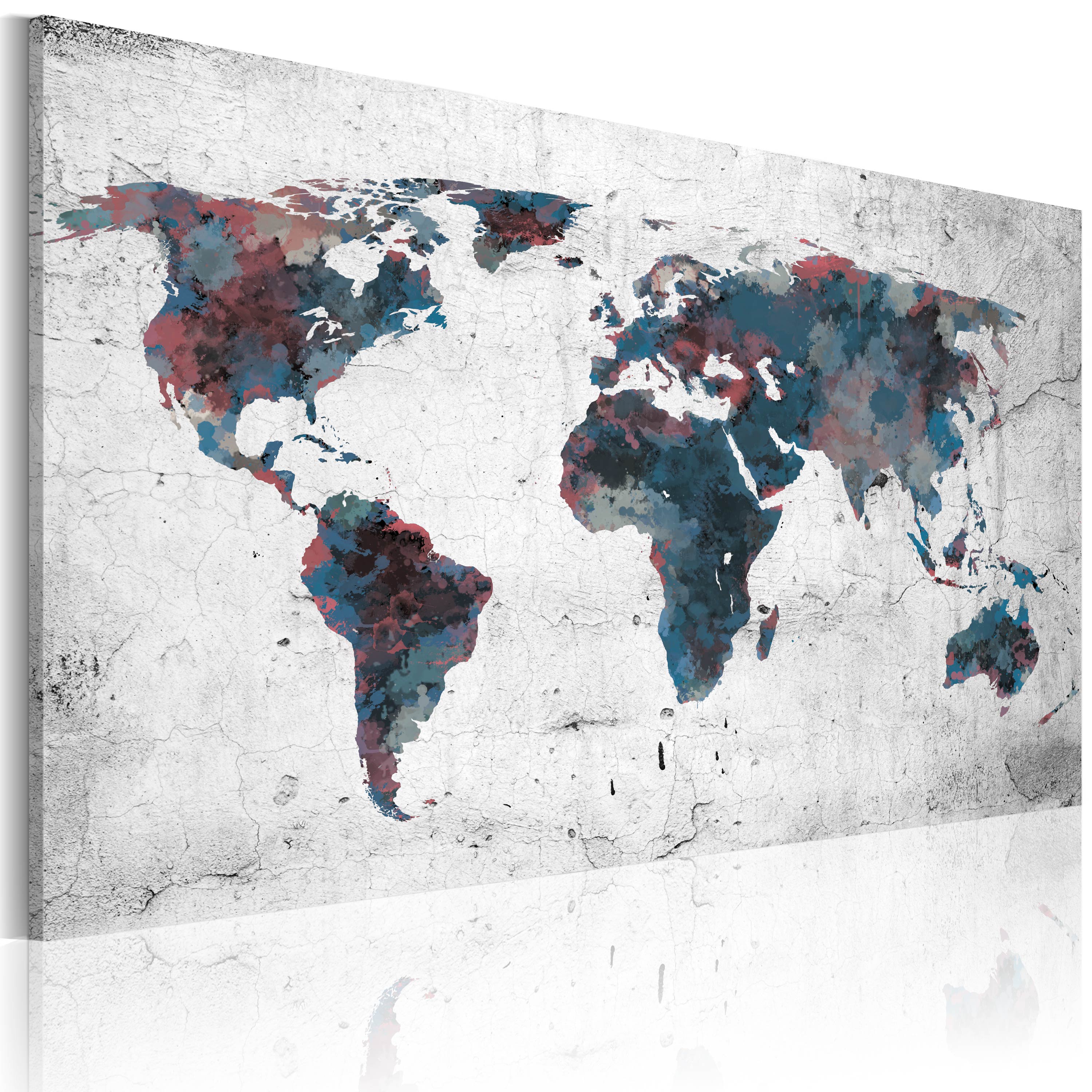 Canvas Print - Undiscovered continents - 120x80