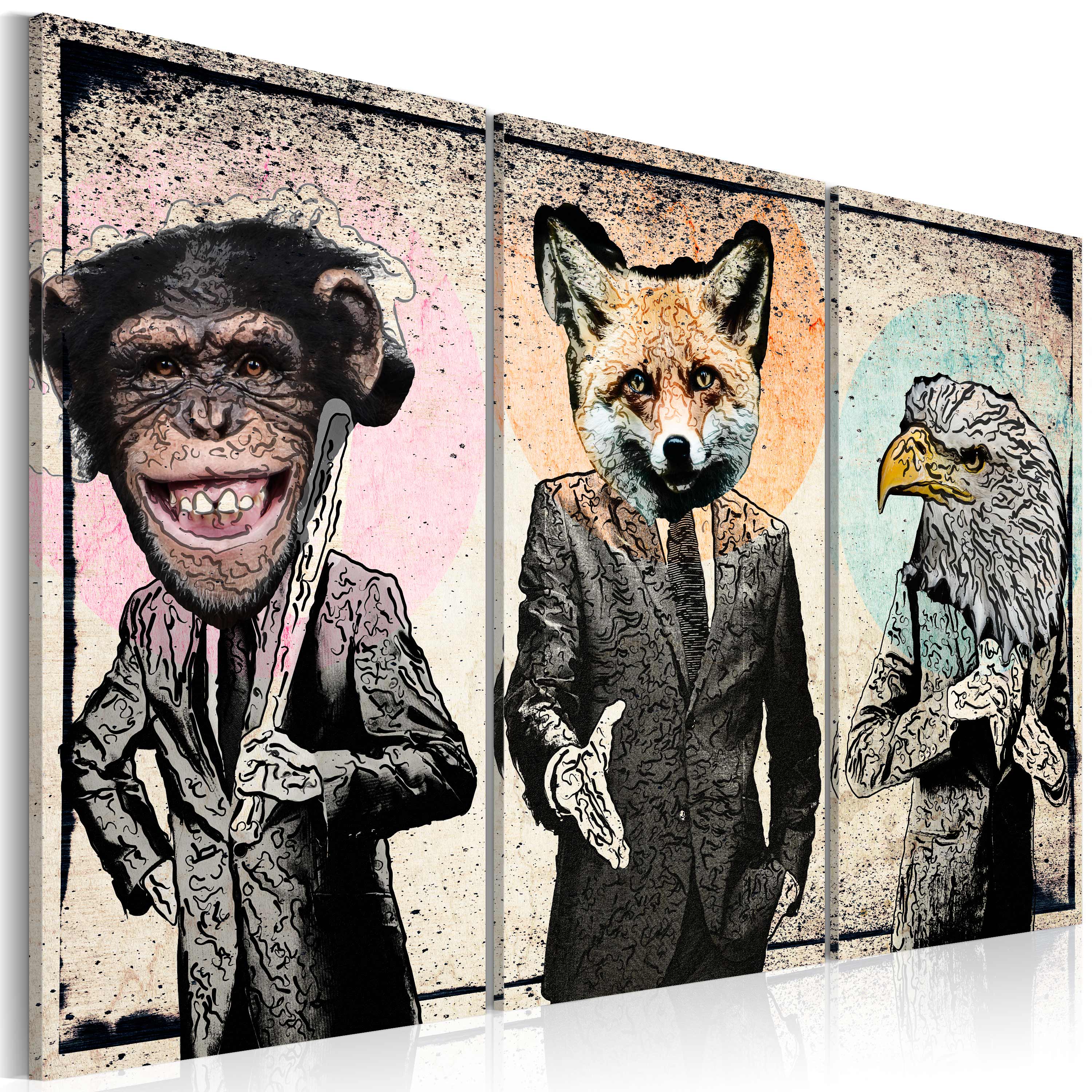 Canvas Print - Monkey business - 120x80