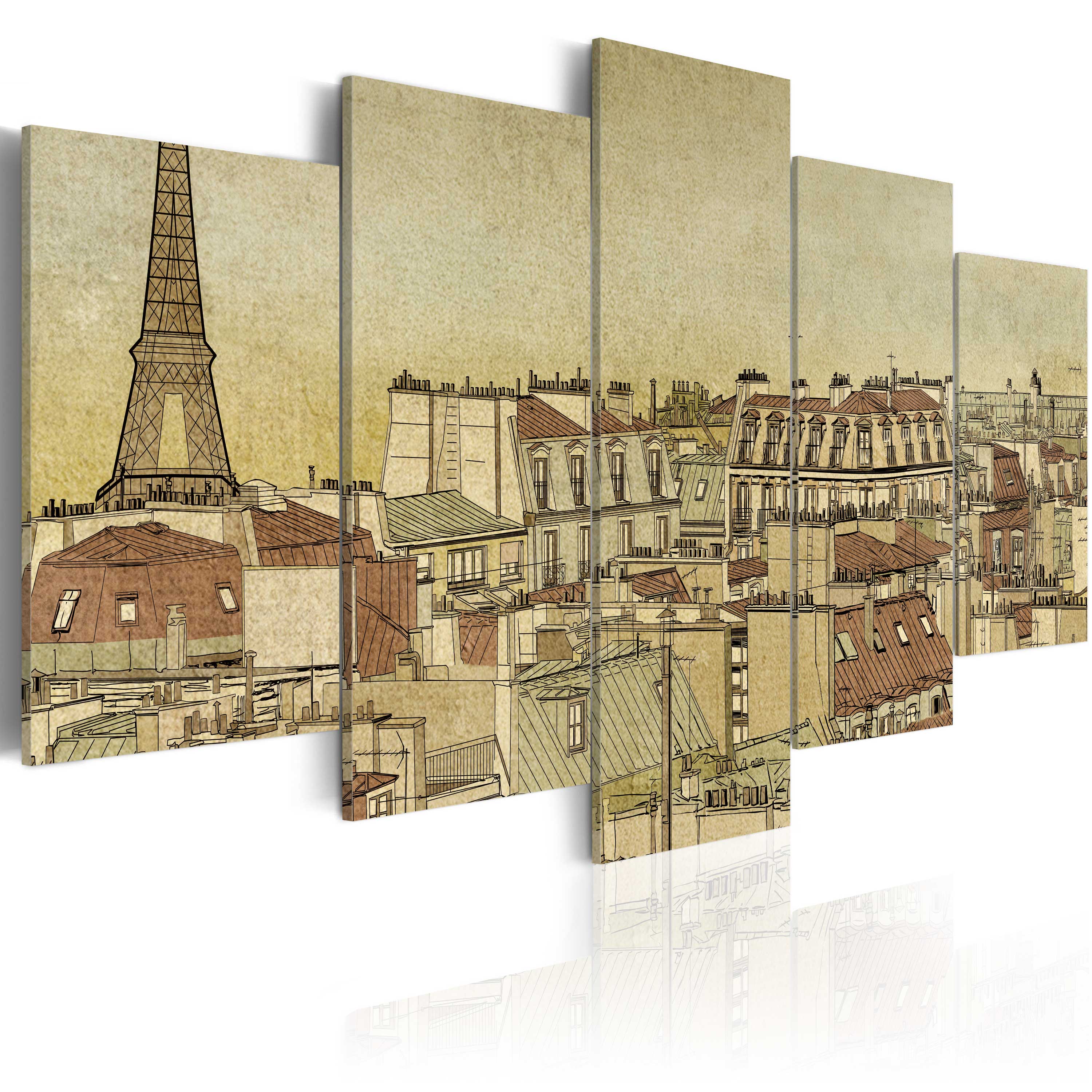 Canvas Print - Parisian past centuries - 100x50