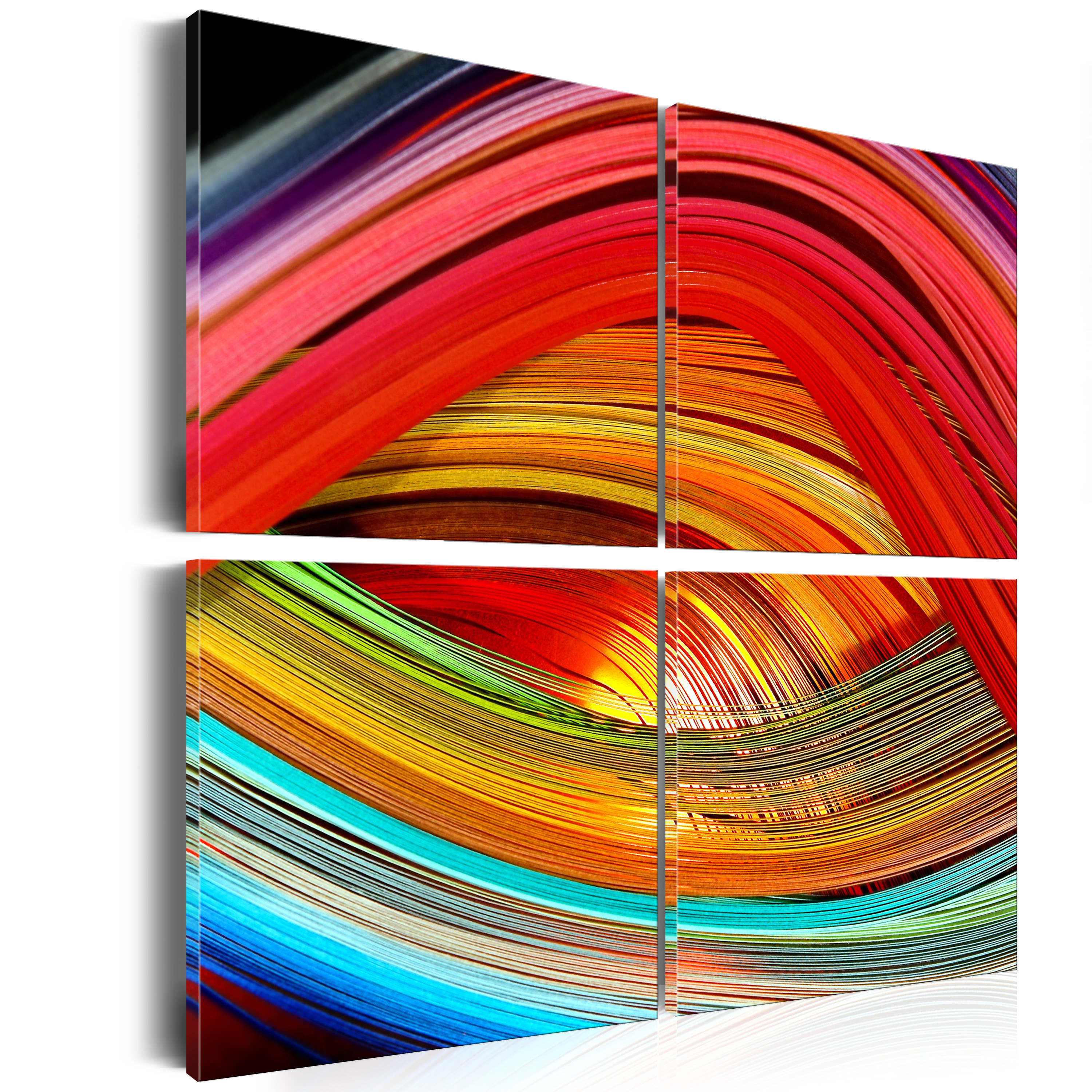 Canvas Print - Colorful depths - 80x80