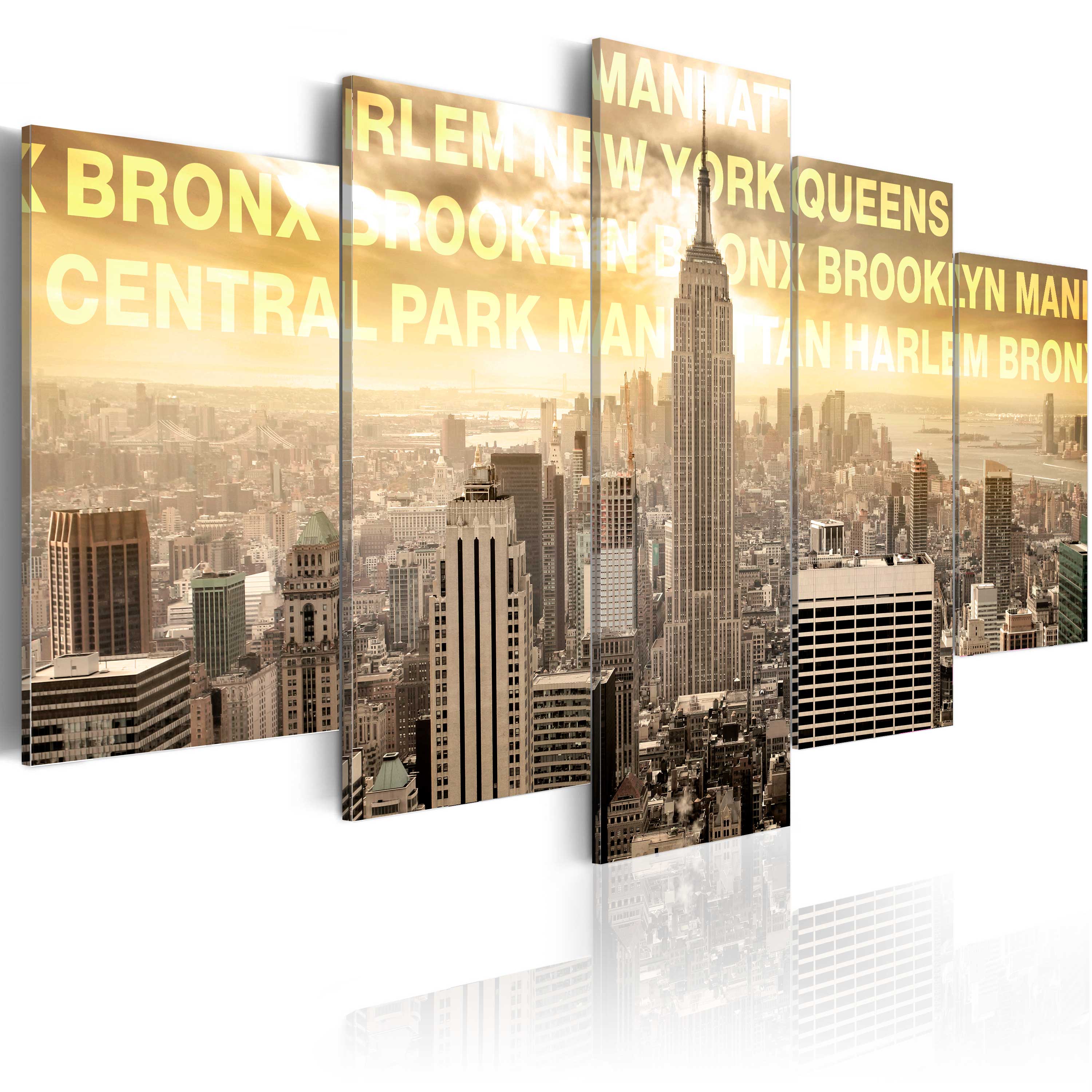 NEW YORK SKYLINE NYC STADT Wandbilder xxl Bilder Vlies Leinwand 030102-24 - Bild 8 von 23