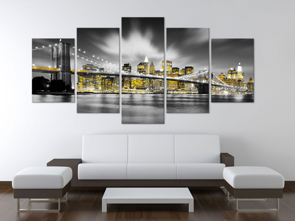 NEW YORK SKYLINE NYC STADT Wandbilder xxl Bilder Vlies Leinwand 030102-24 - Bild 3 von 23