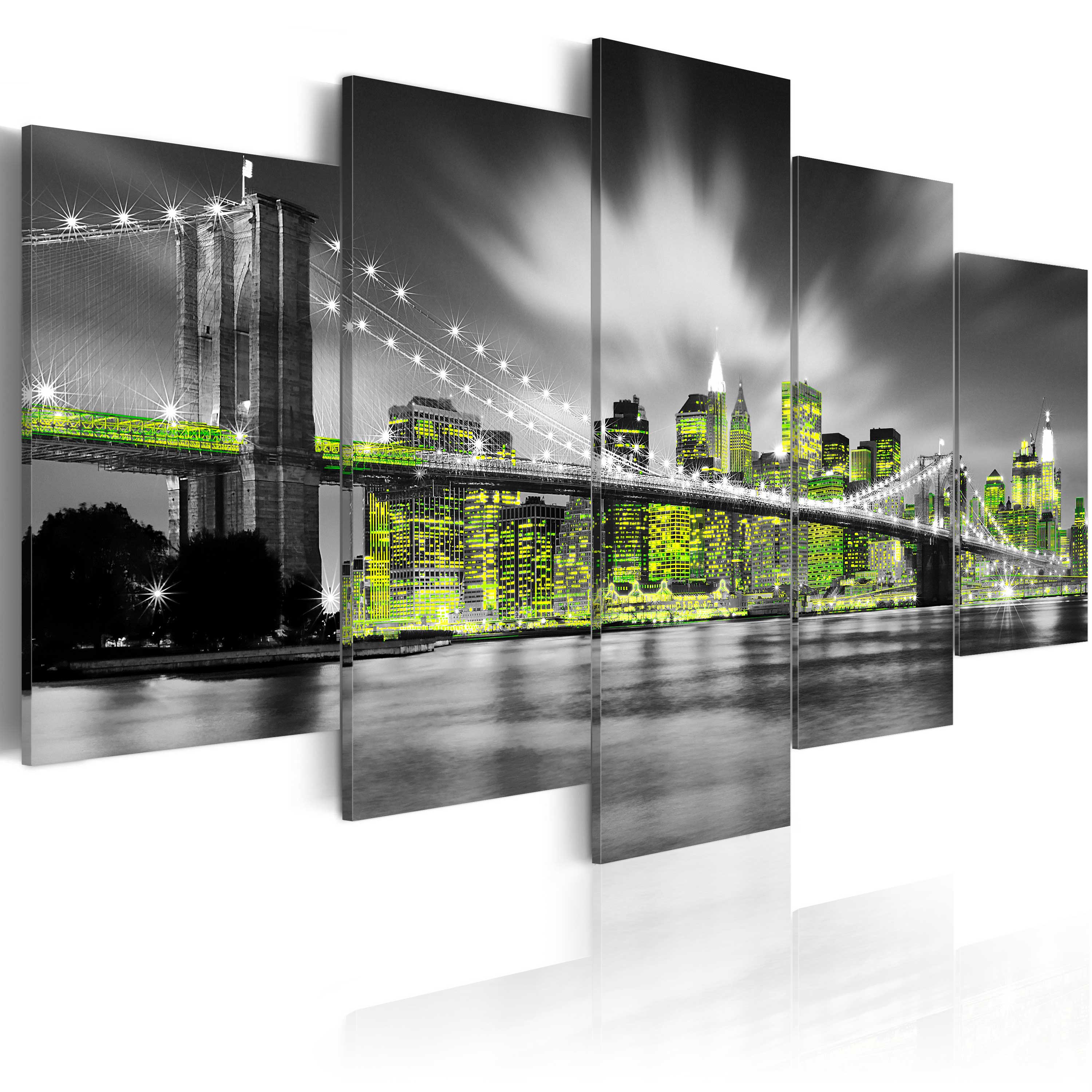 NEW YORK SKYLINE NYC STADT Wandbilder xxl Bilder Vlies Leinwand 030102-24 - Bild 6 von 23