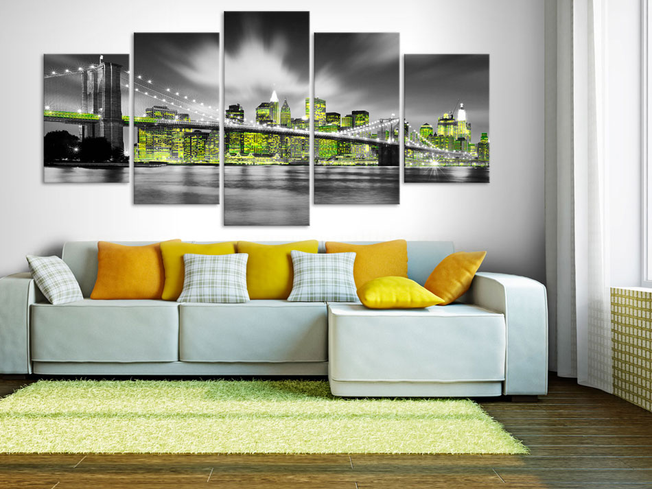 NEW YORK SKYLINE NYC STADT Wandbilder xxl Bilder Vlies Leinwand 030102-24 - Bild 7 von 23