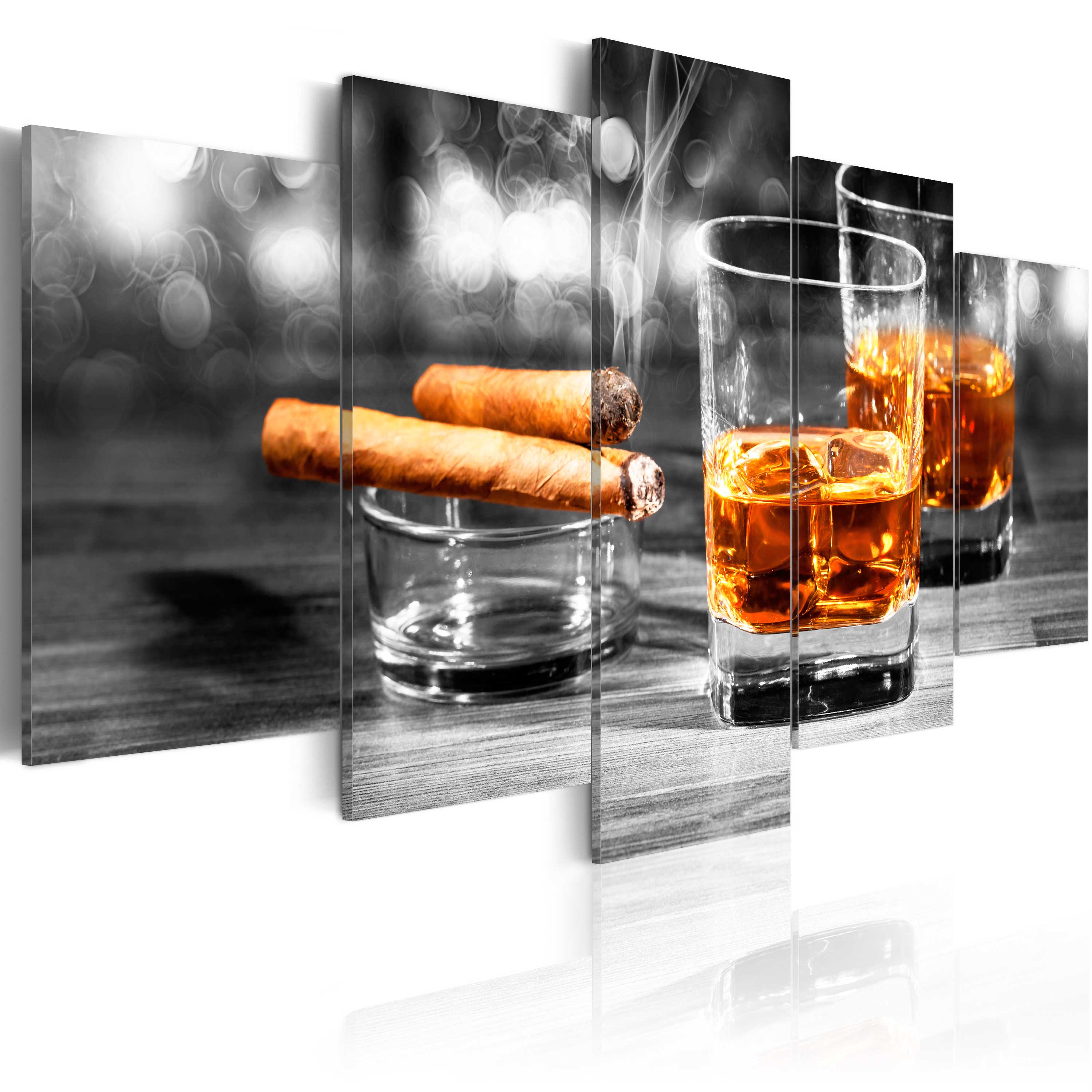 Obraz - Cigars and whiskey
