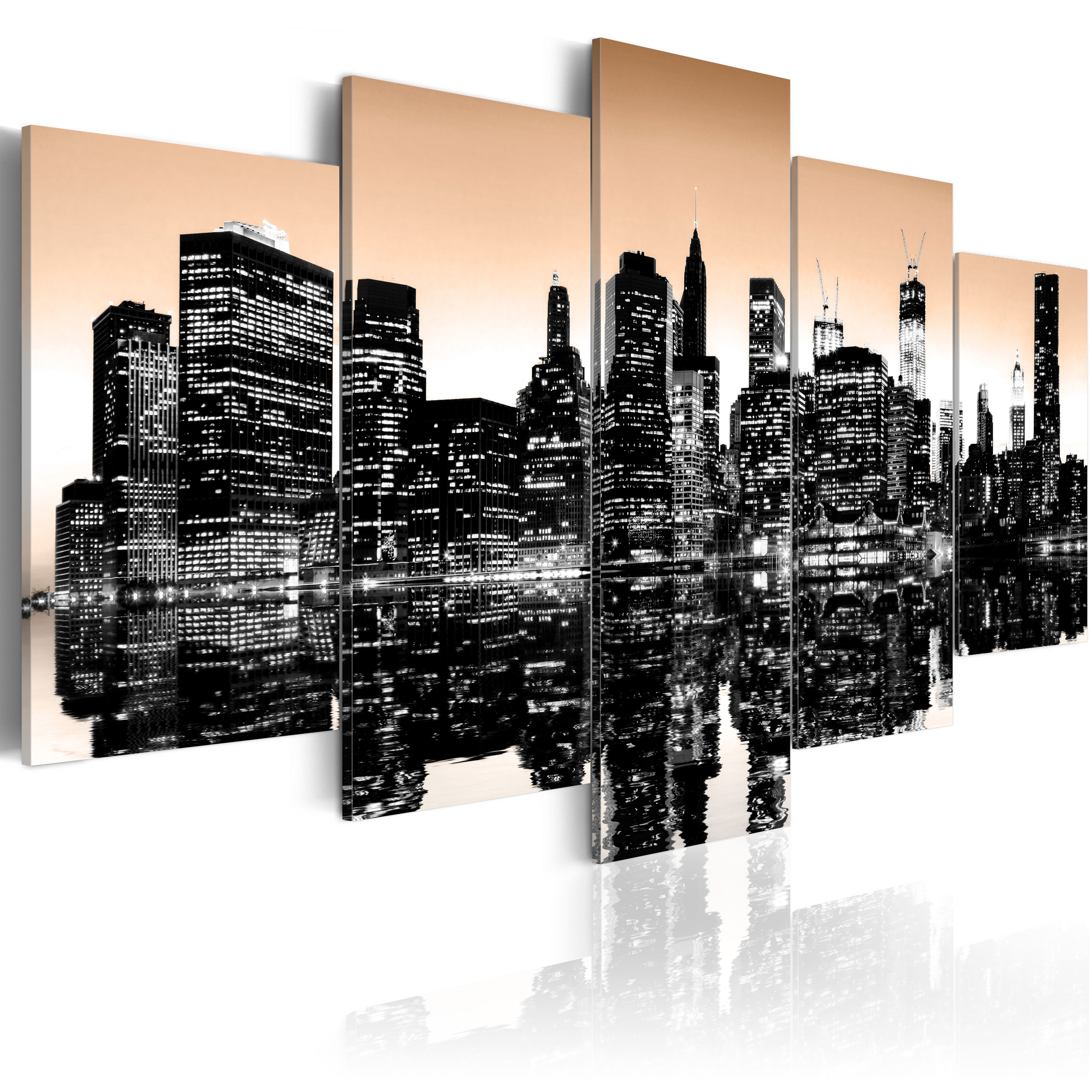 NEW YORK SKYLINE NYC STADT Wandbilder xxl Bilder Vlies Leinwand 030102-24 - Bild 18 von 23