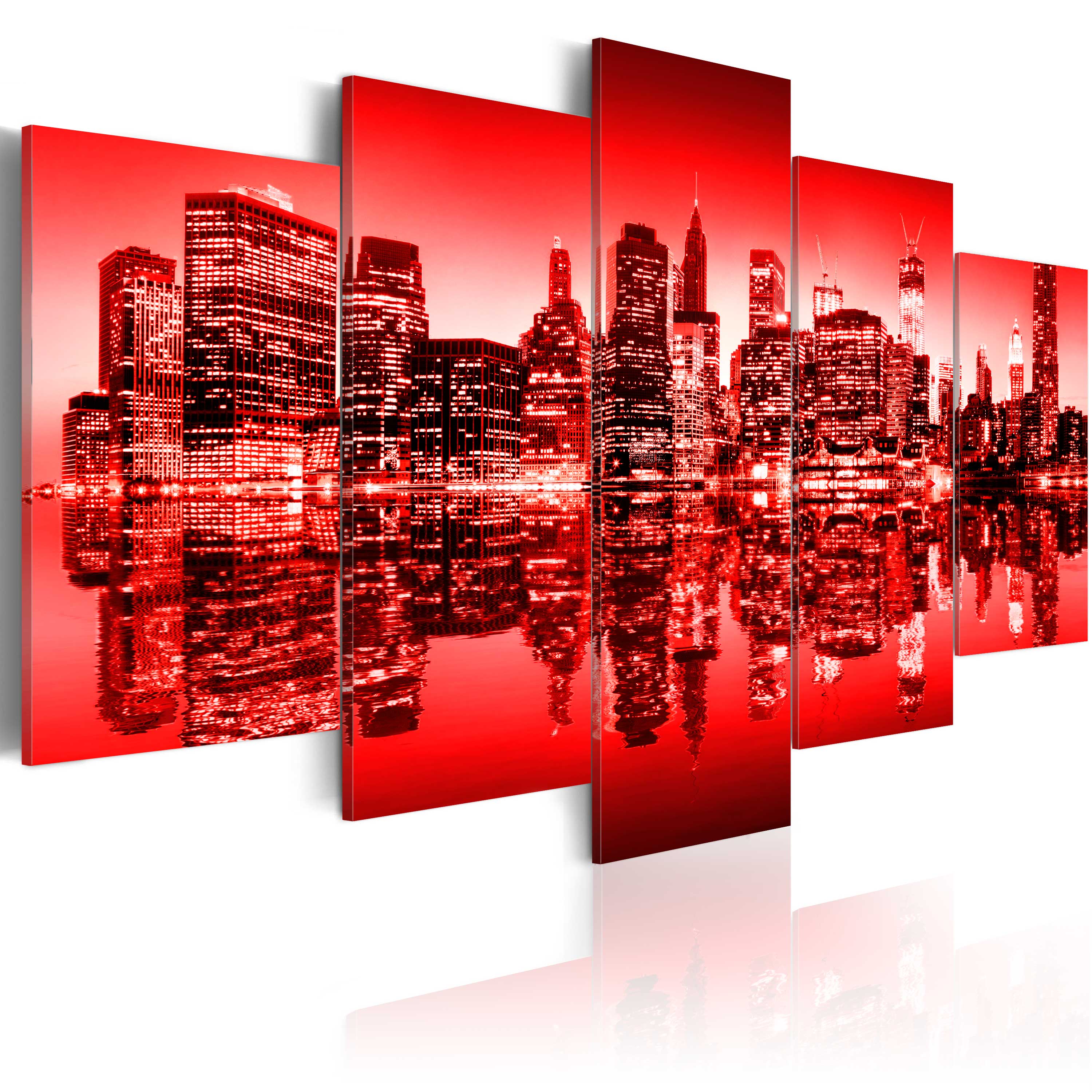 NEW YORK SKYLINE NYC STADT Wandbilder xxl Bilder Vlies Leinwand 030102-24 - Bild 20 von 23