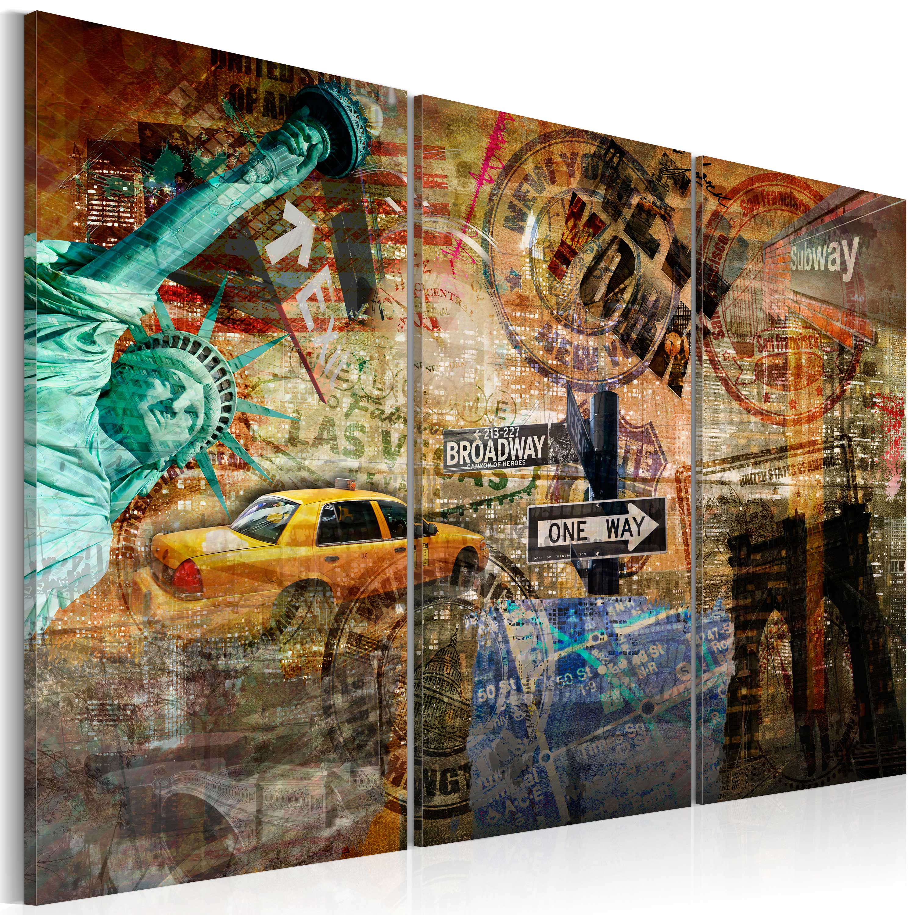 Canvas Print - The essence of NYC - 120x80