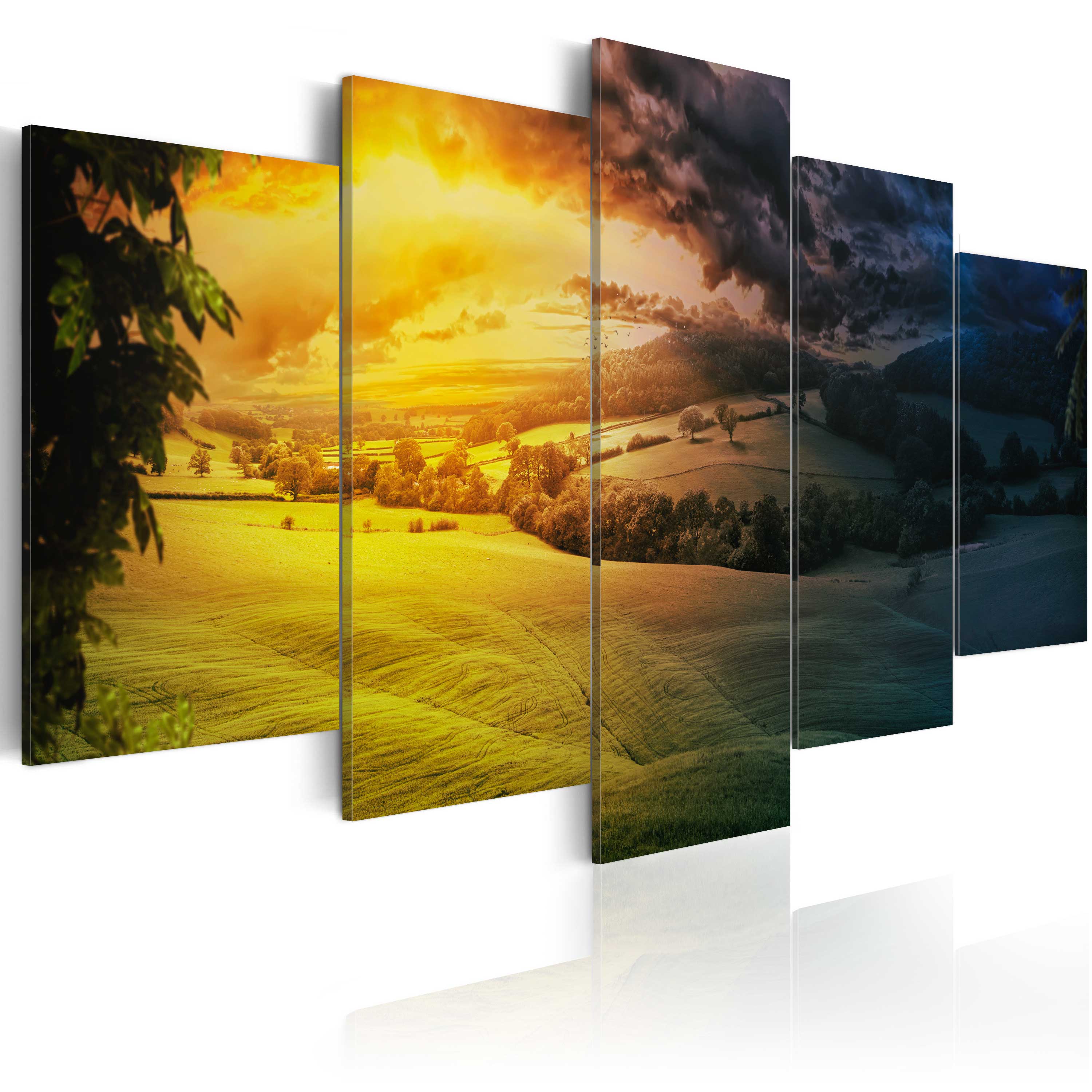 Canvas Print - Between night and day - 200x100